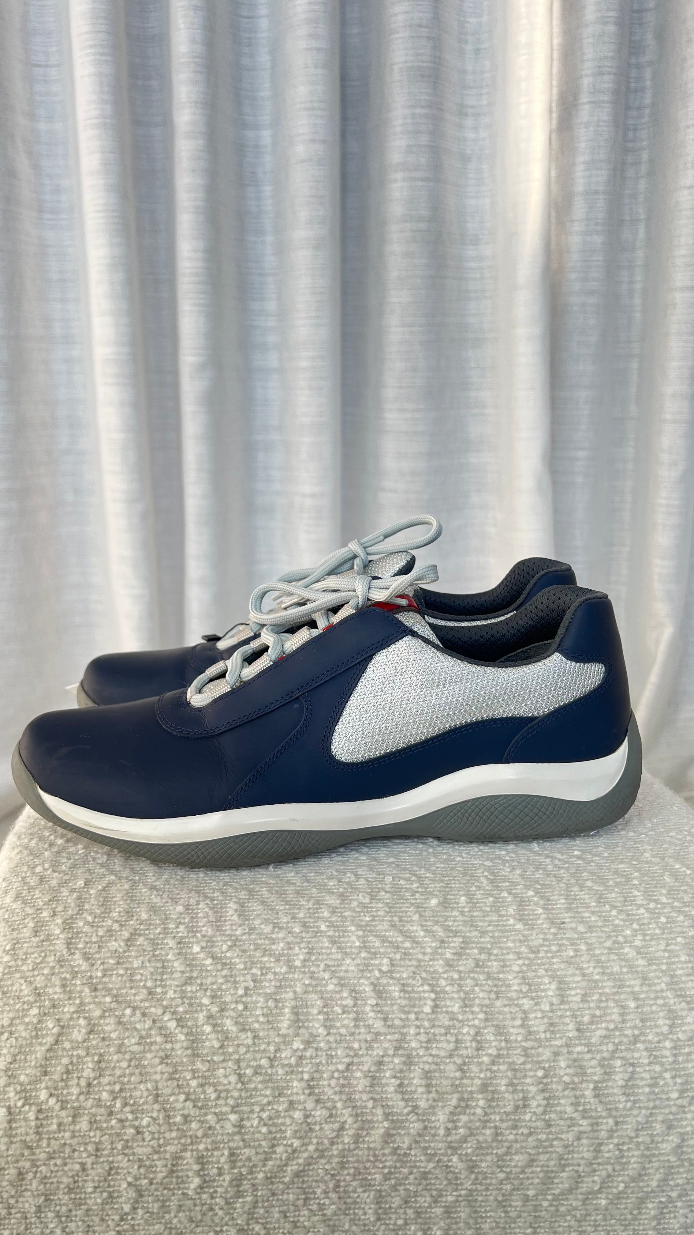 Prada Sneakers In Navy Blue - Size 41