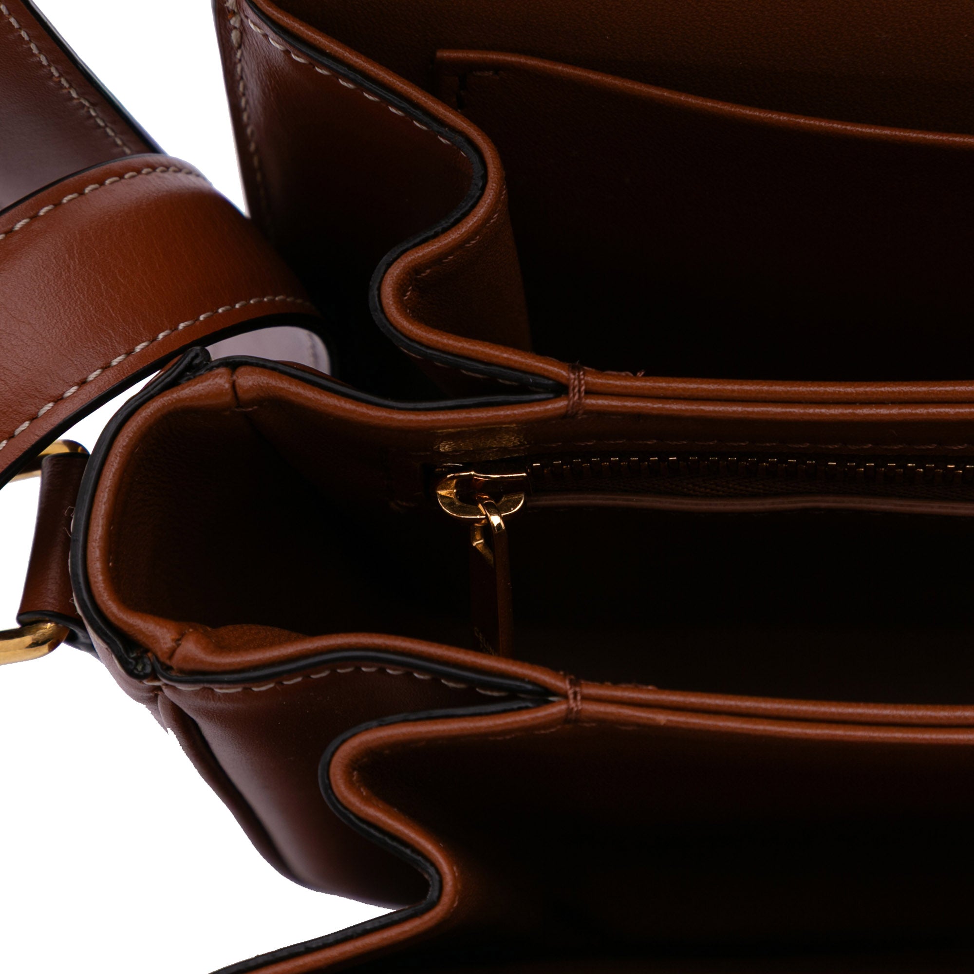 Celine Classique Triomphe Coated Canvas and Calfskin Triomphe Crossbody