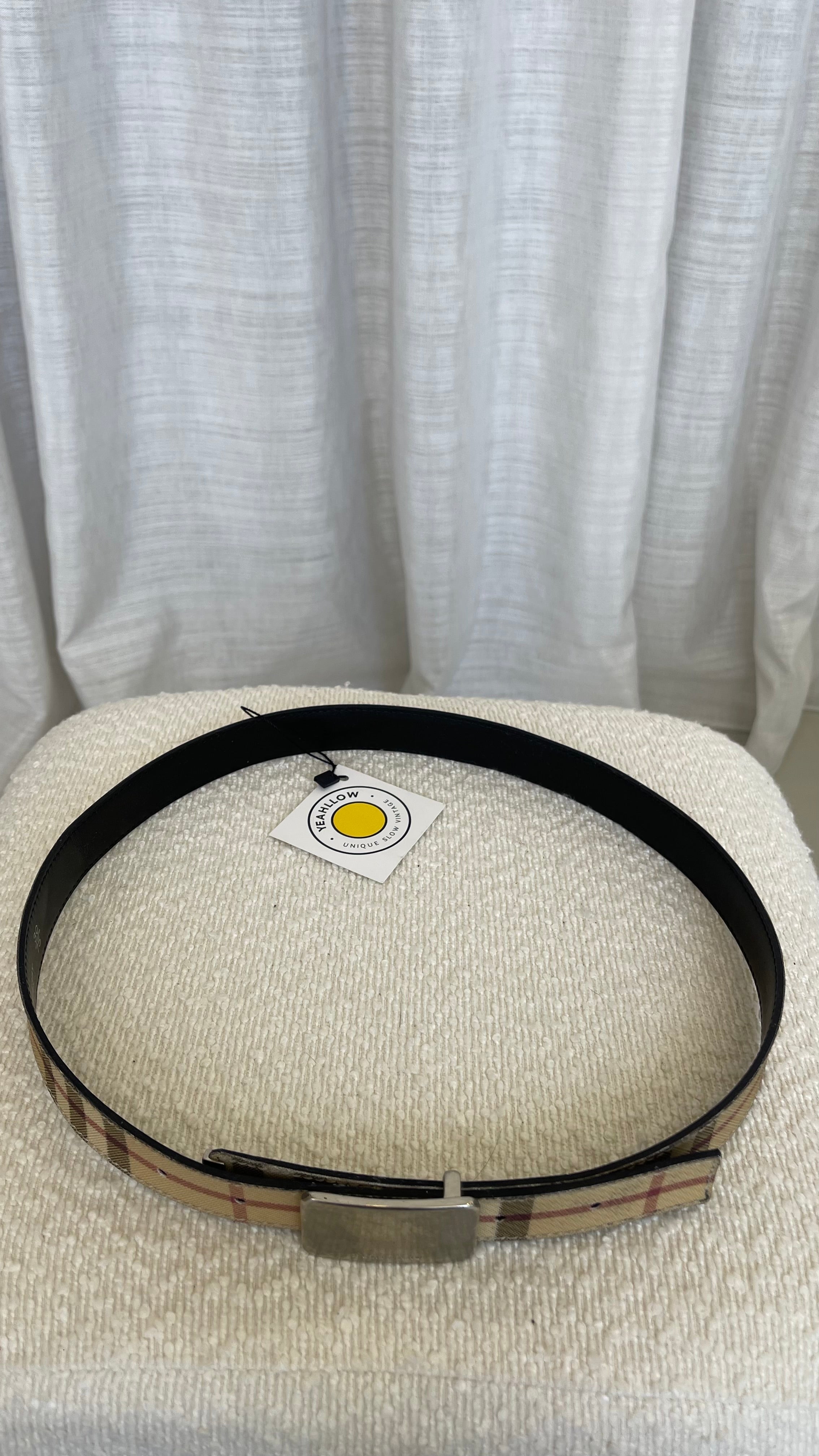 Burberry Vintage Checkered Belt