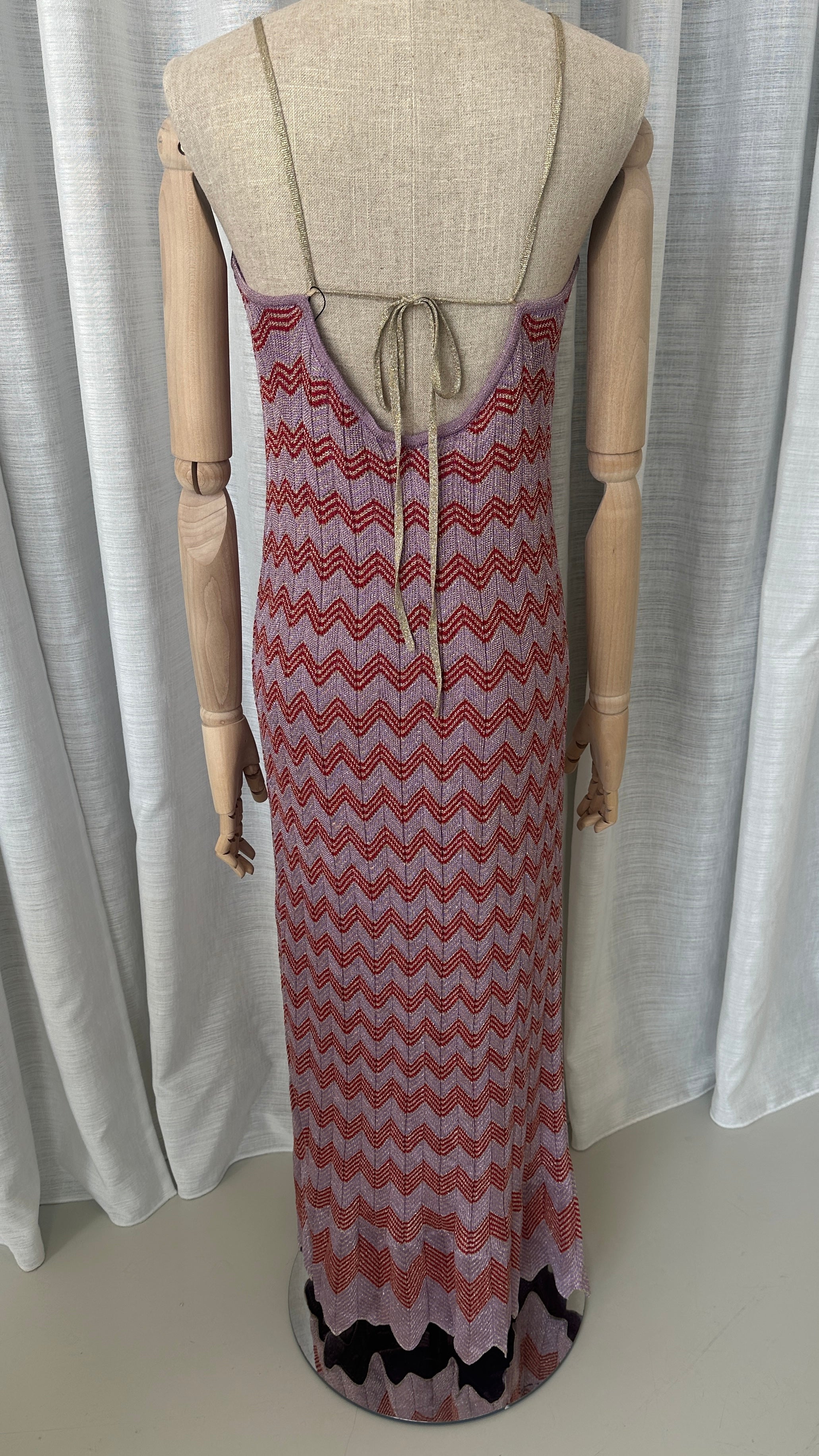 MISSONI LONG DRESS IN LILAC
