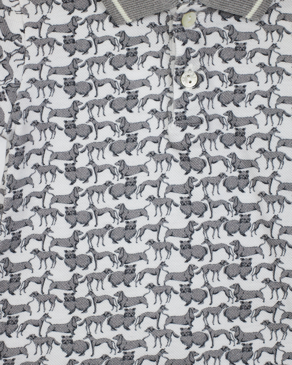 Polo infantil Dolce e Gabbana cinza