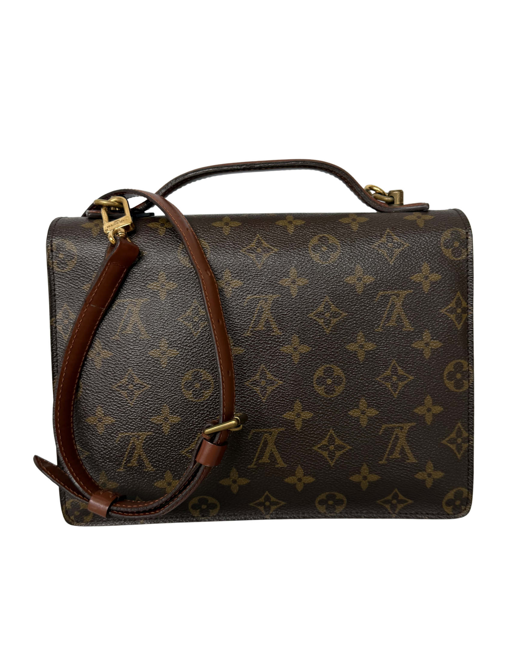 LOUIS VUITTON MONOGRAM MONCEAU BAG IN BROWN
