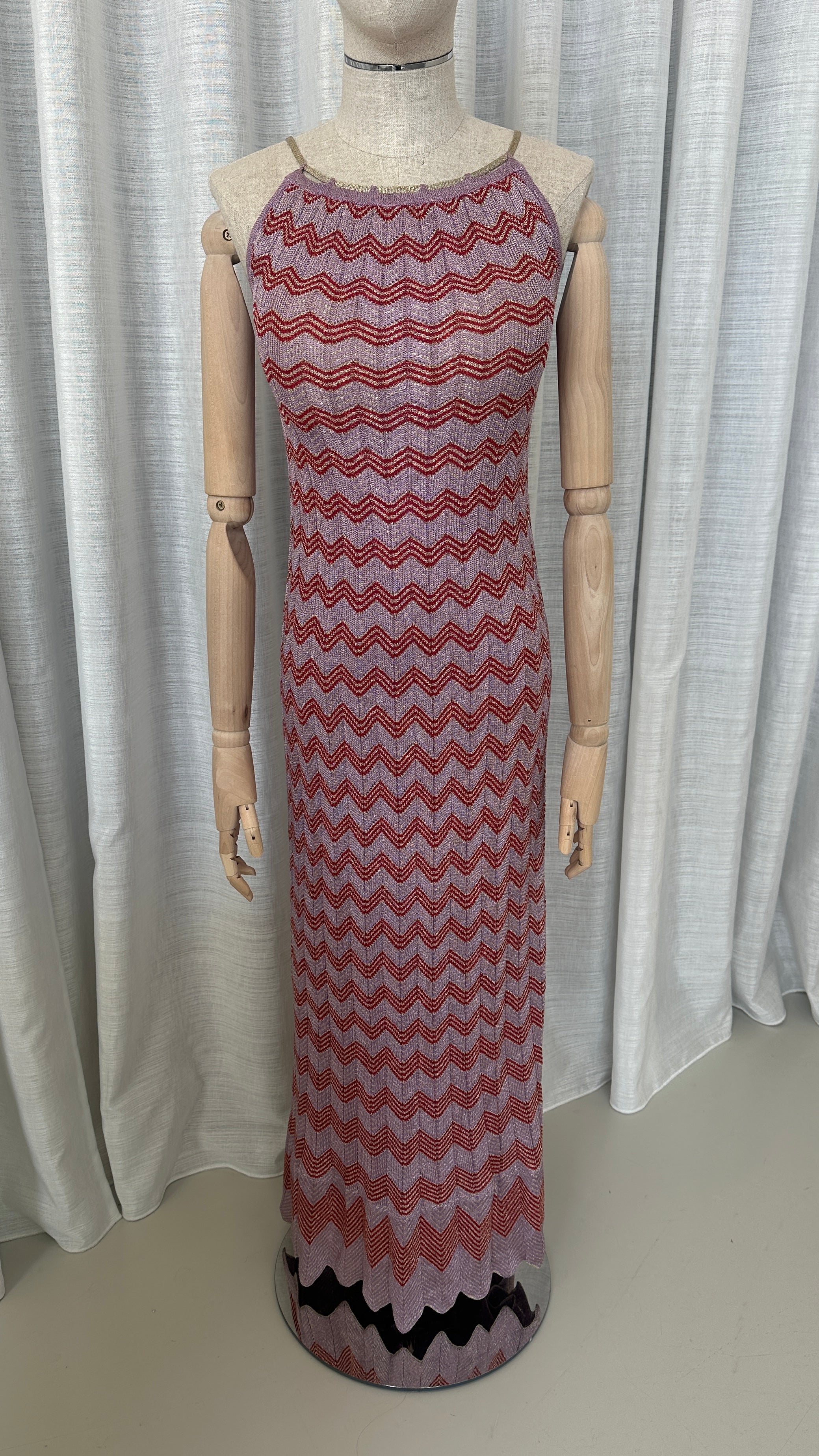 MISSONI LONG DRESS IN LILAC