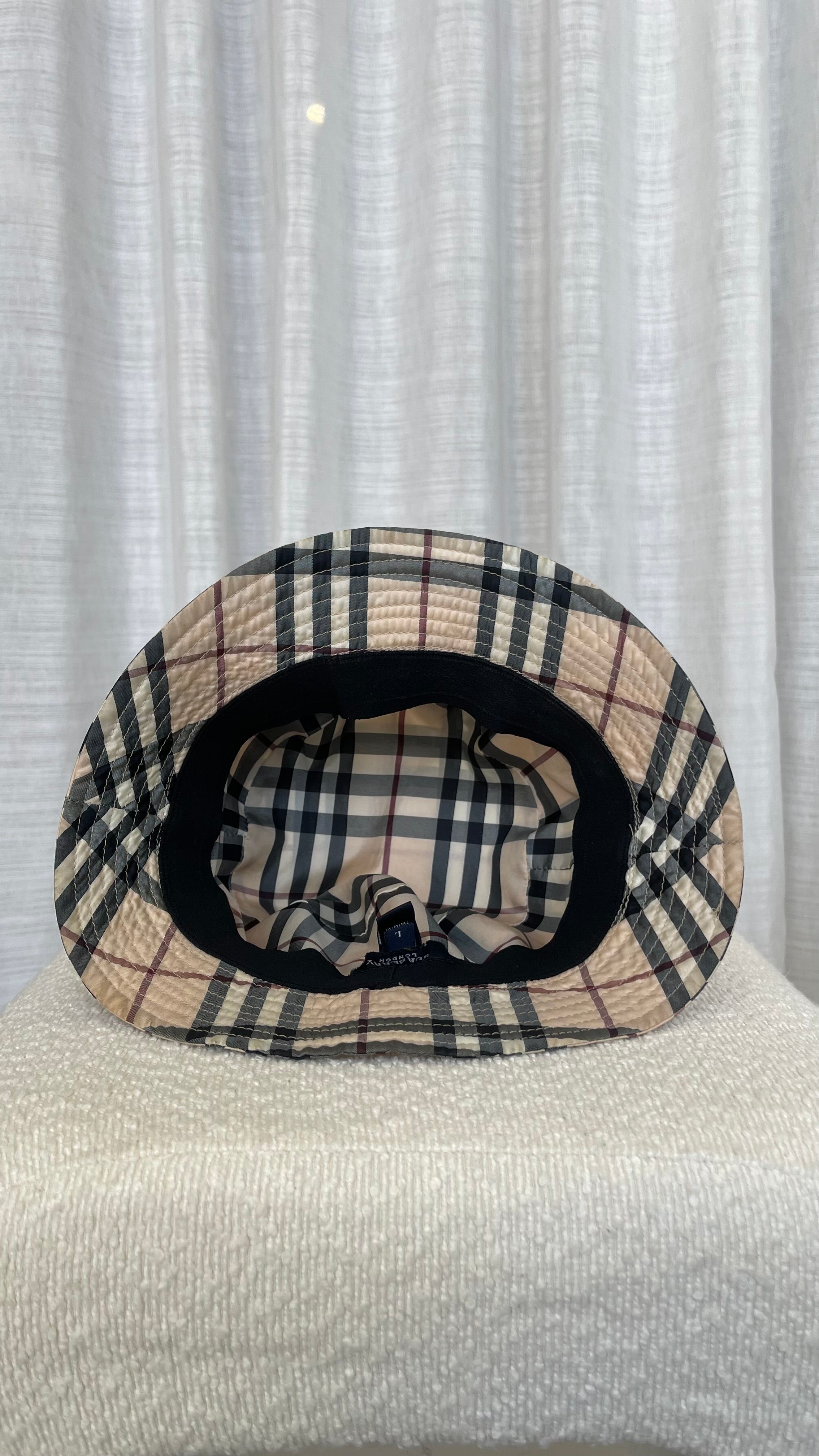 Burberry Checkered Bucket Hat