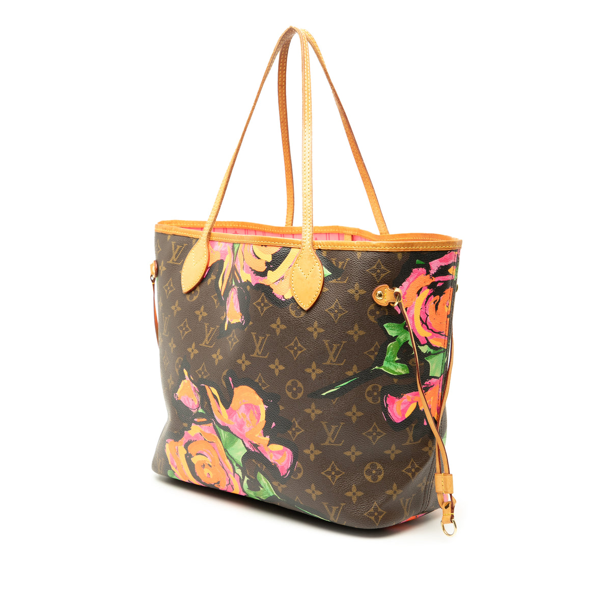 Louis Vuitton ouis Vuitton x Stephen Sprouse Roses Neverfull MM Brown - Rare