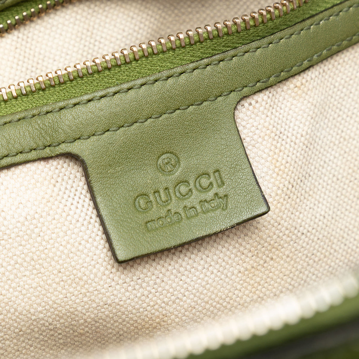 Gucci Small Microguccissima Nice Dome Satchel Green