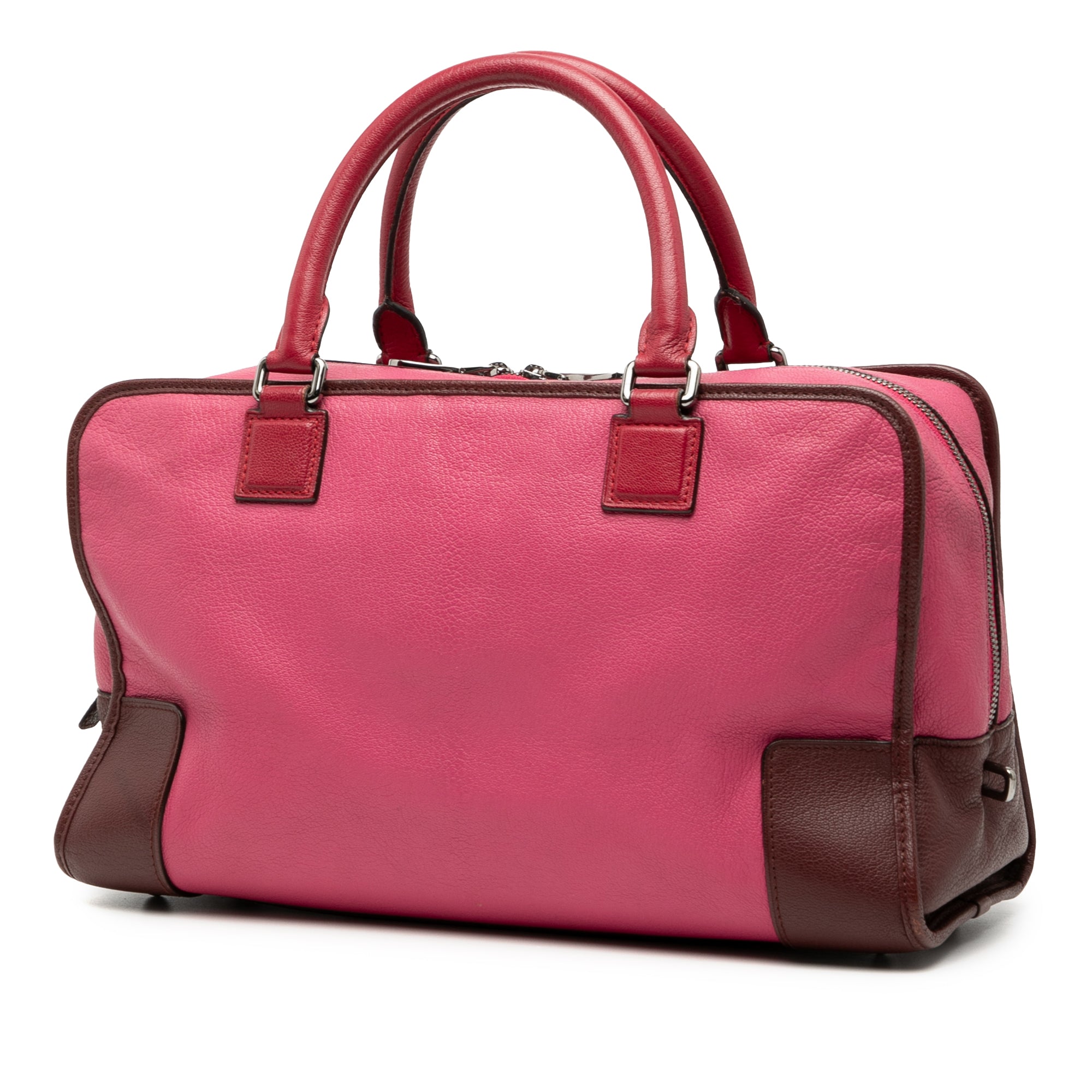 LOEWE Tricolor Goatskin Amazona 36 Pink