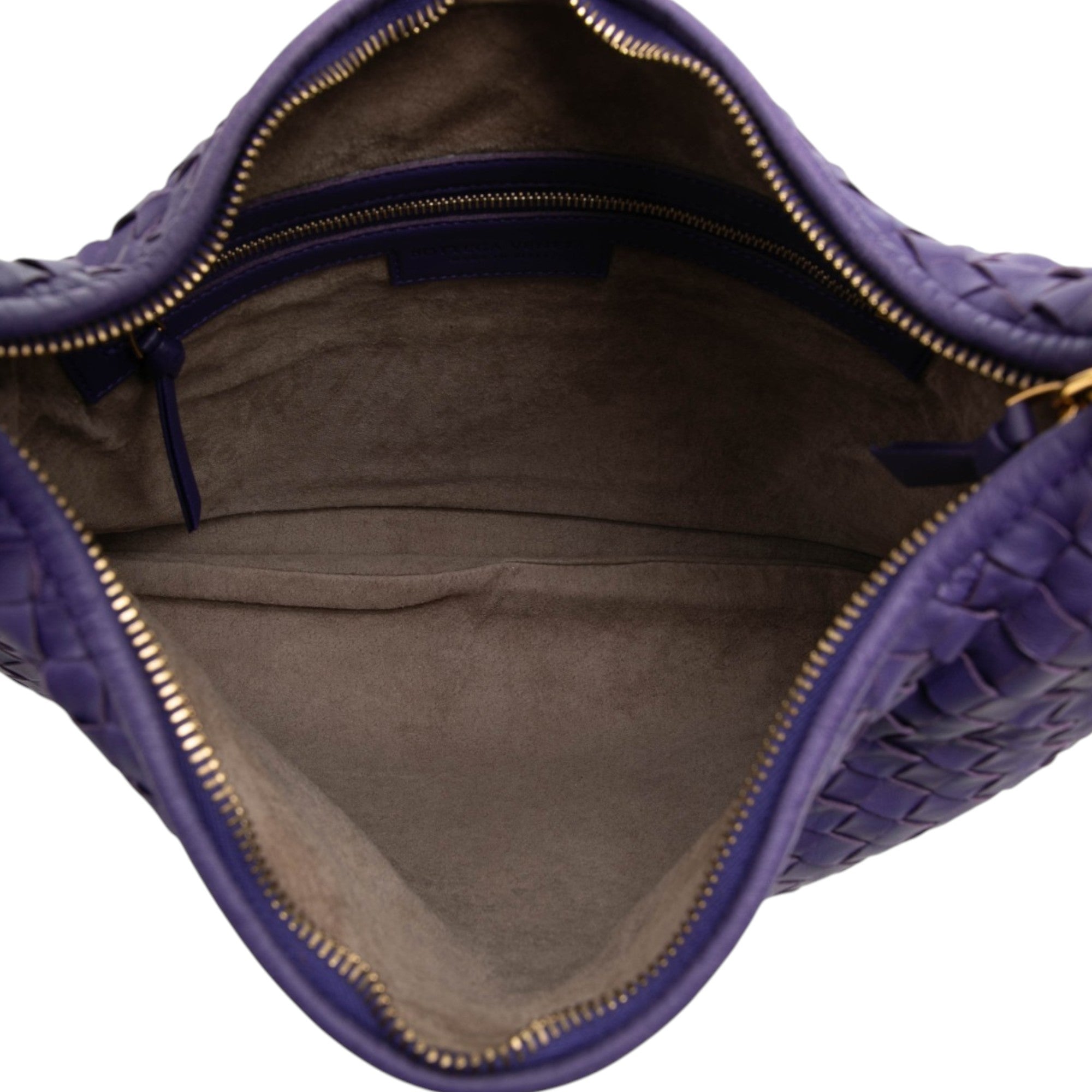 Bottega Veneta Small Nappa Intrecciato Veneta Hobo Purple