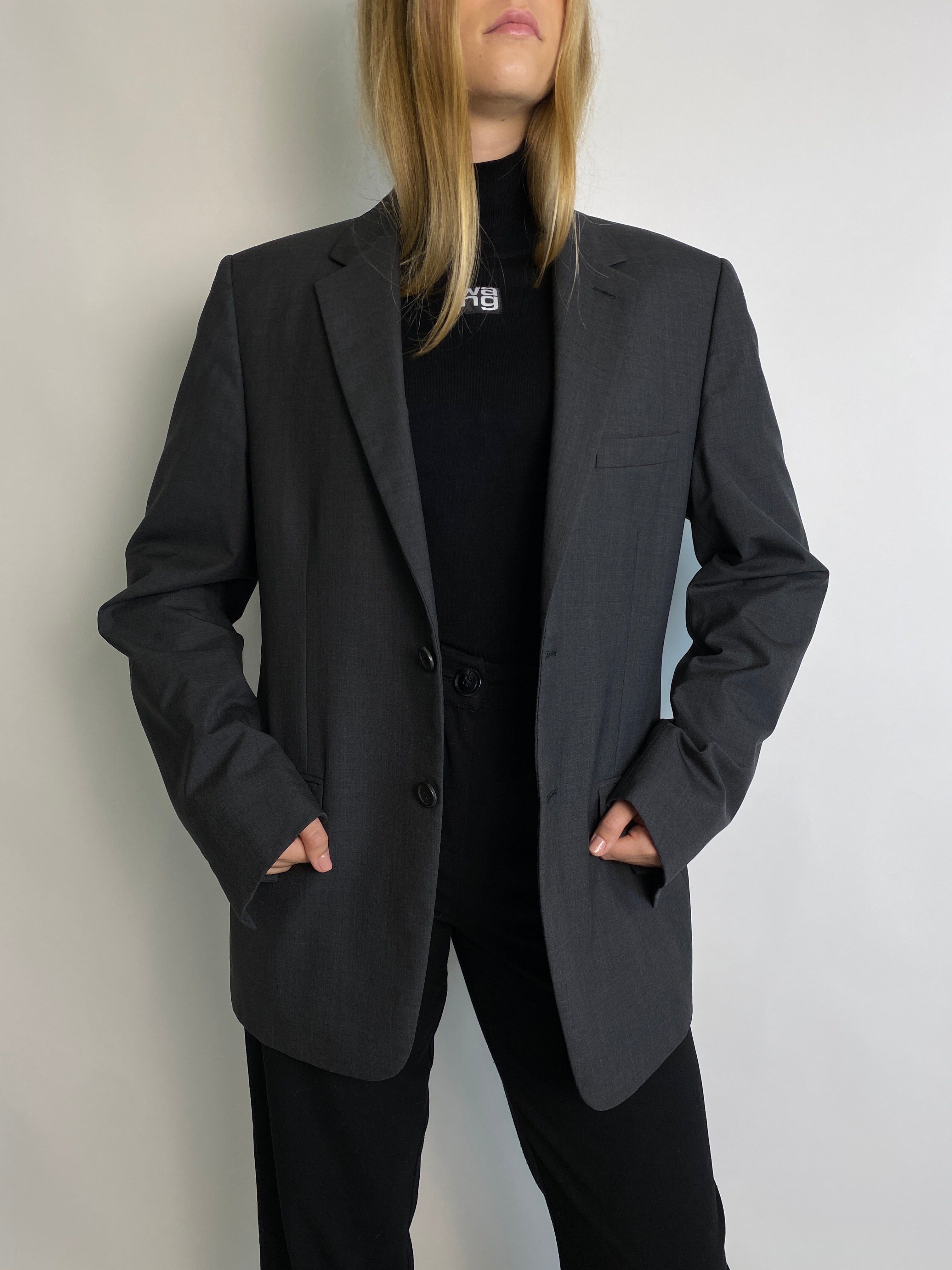 Prada Milano Blazer cinza