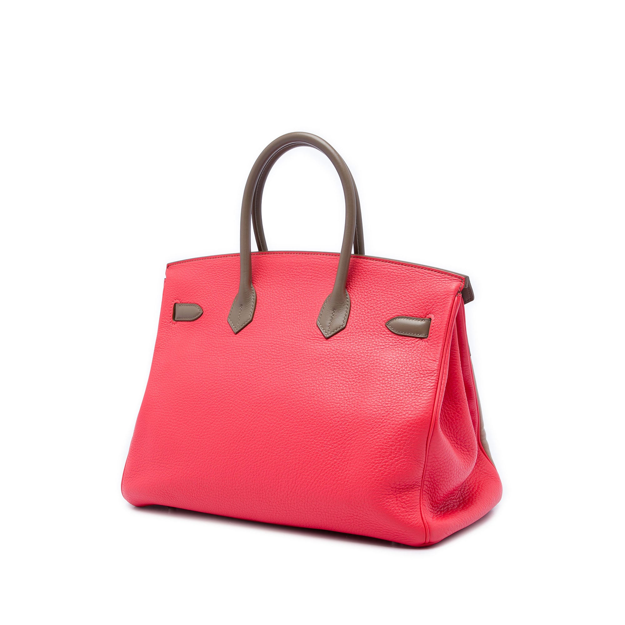 Hermès Tricolor Clemence and Swift Birkin Cascade Retourne 35 Pink