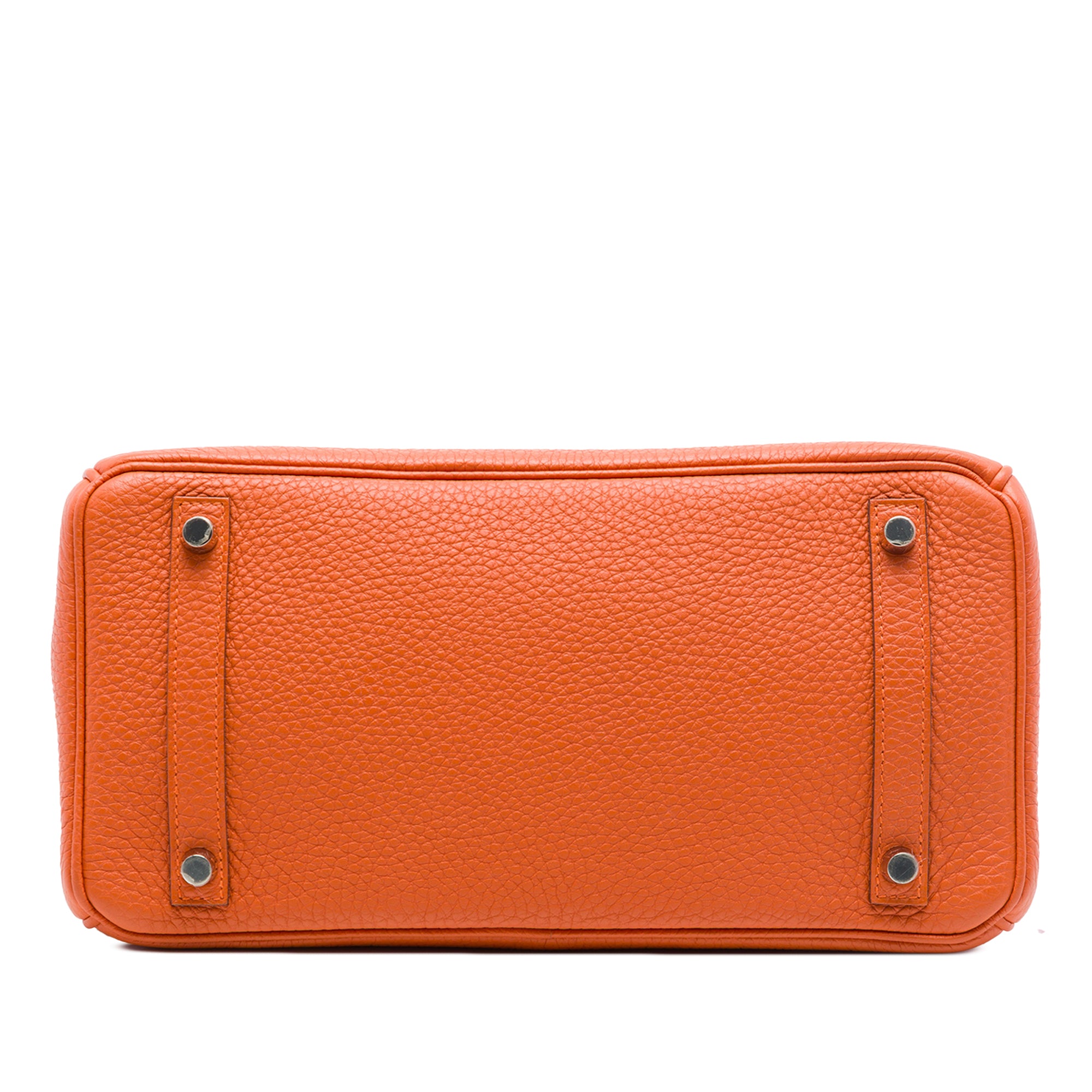 Hermès Clemence Birkin Retourne 30 Orange