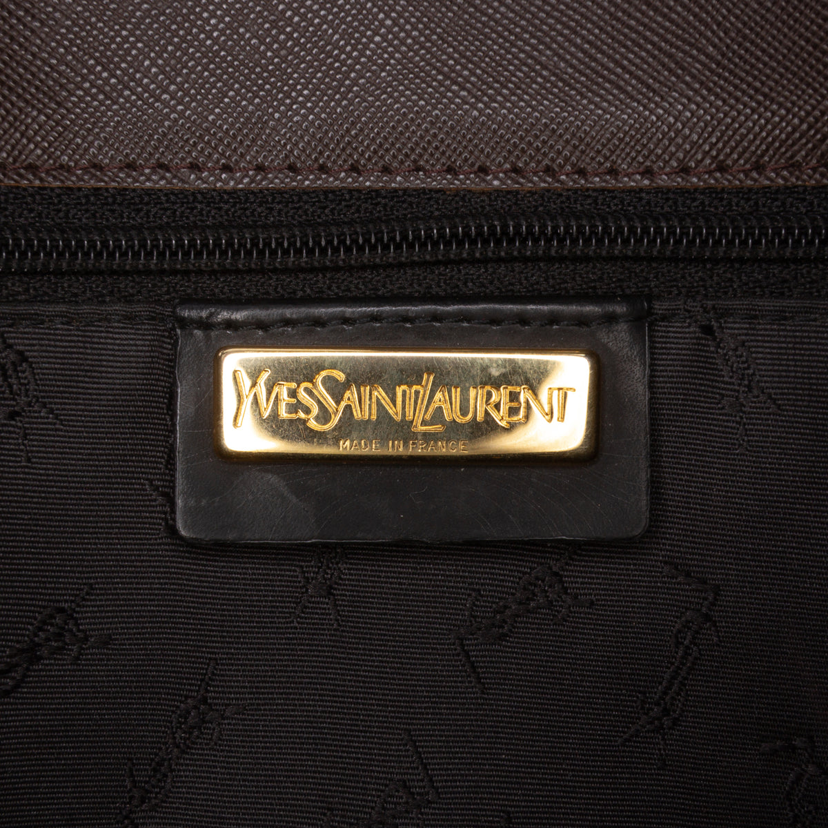 Saint Laurent Leather Shoulder Bag Brown