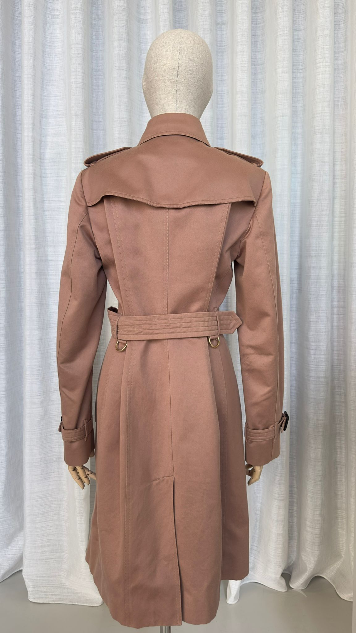 BURBERRY TRENCH COAT IN PINK
