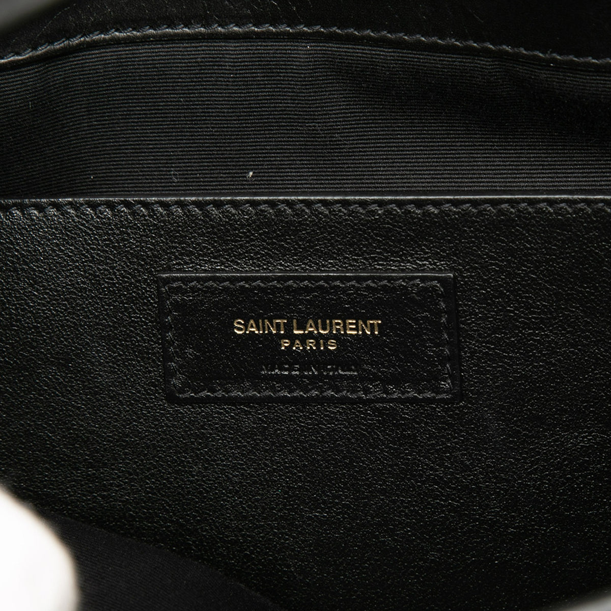 Saint Laurent Boucle Raffia Tote