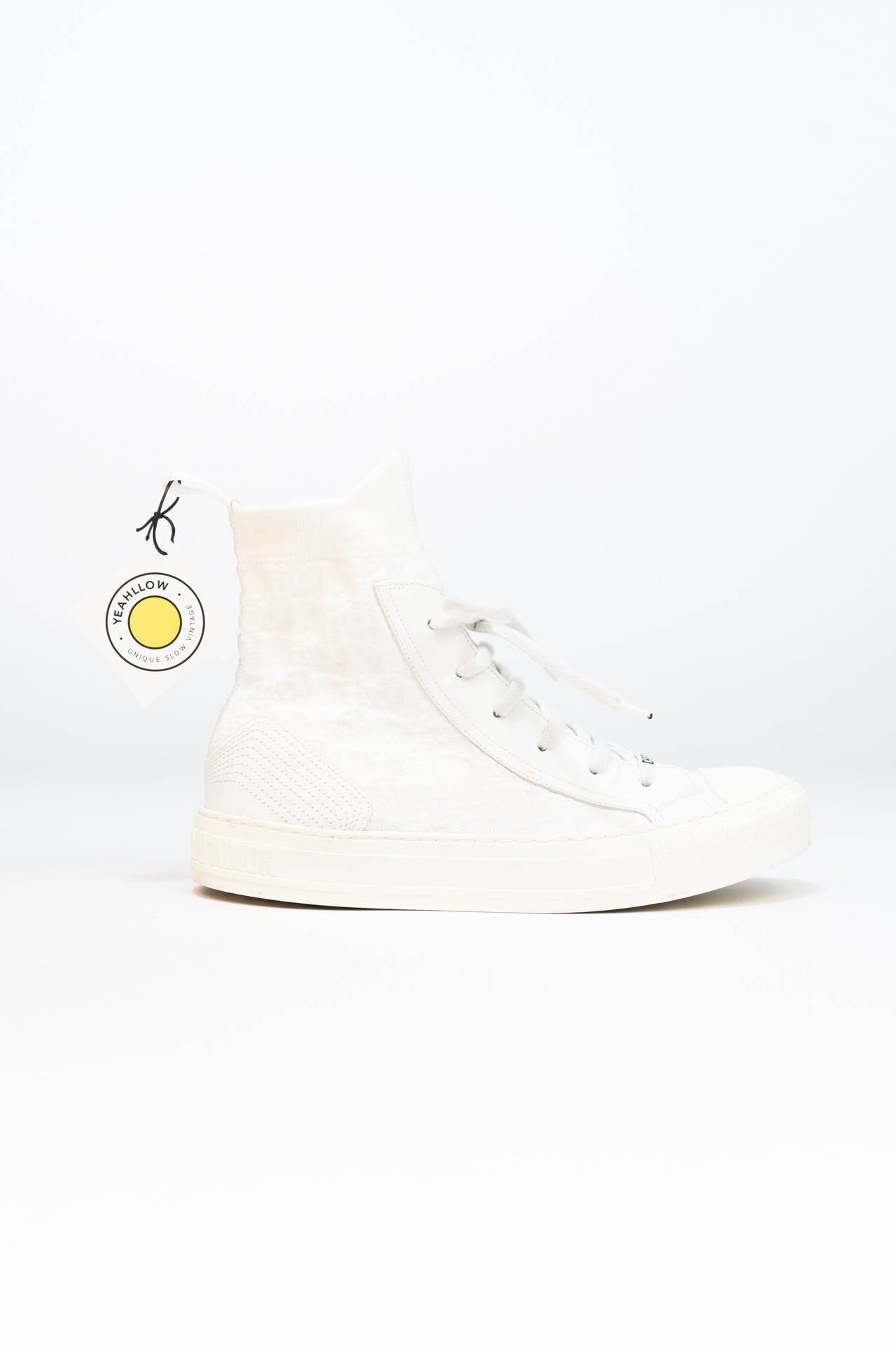 Tênis cano alto Dior B23 branco tamanho 40