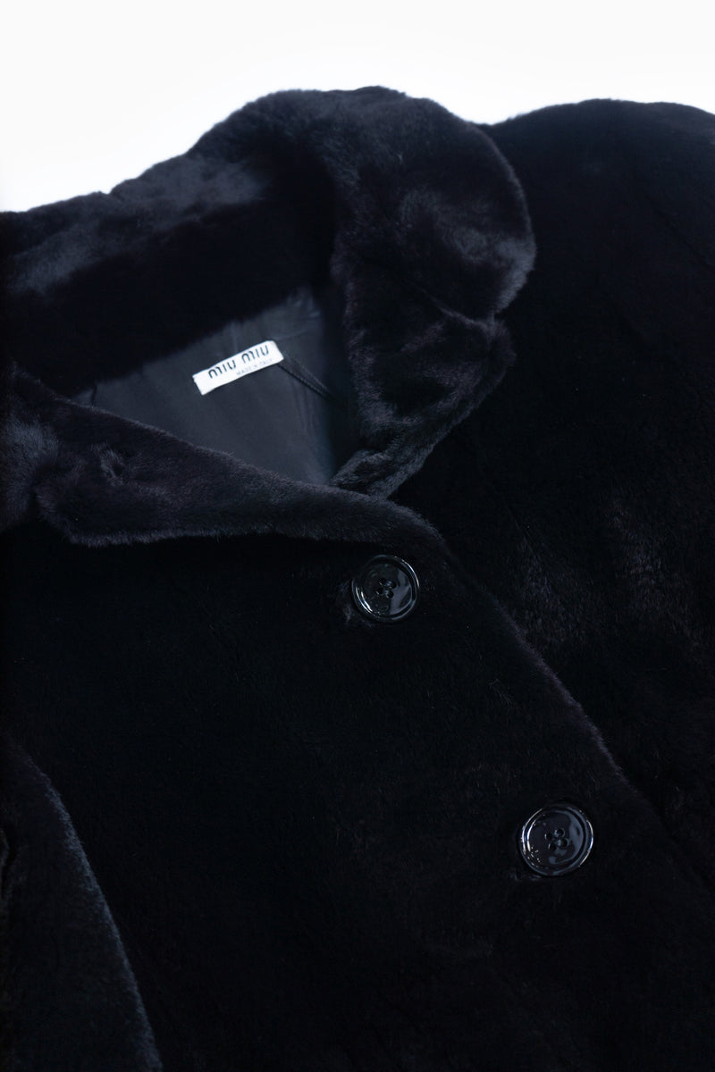 Miu Miu Vison Black Coat