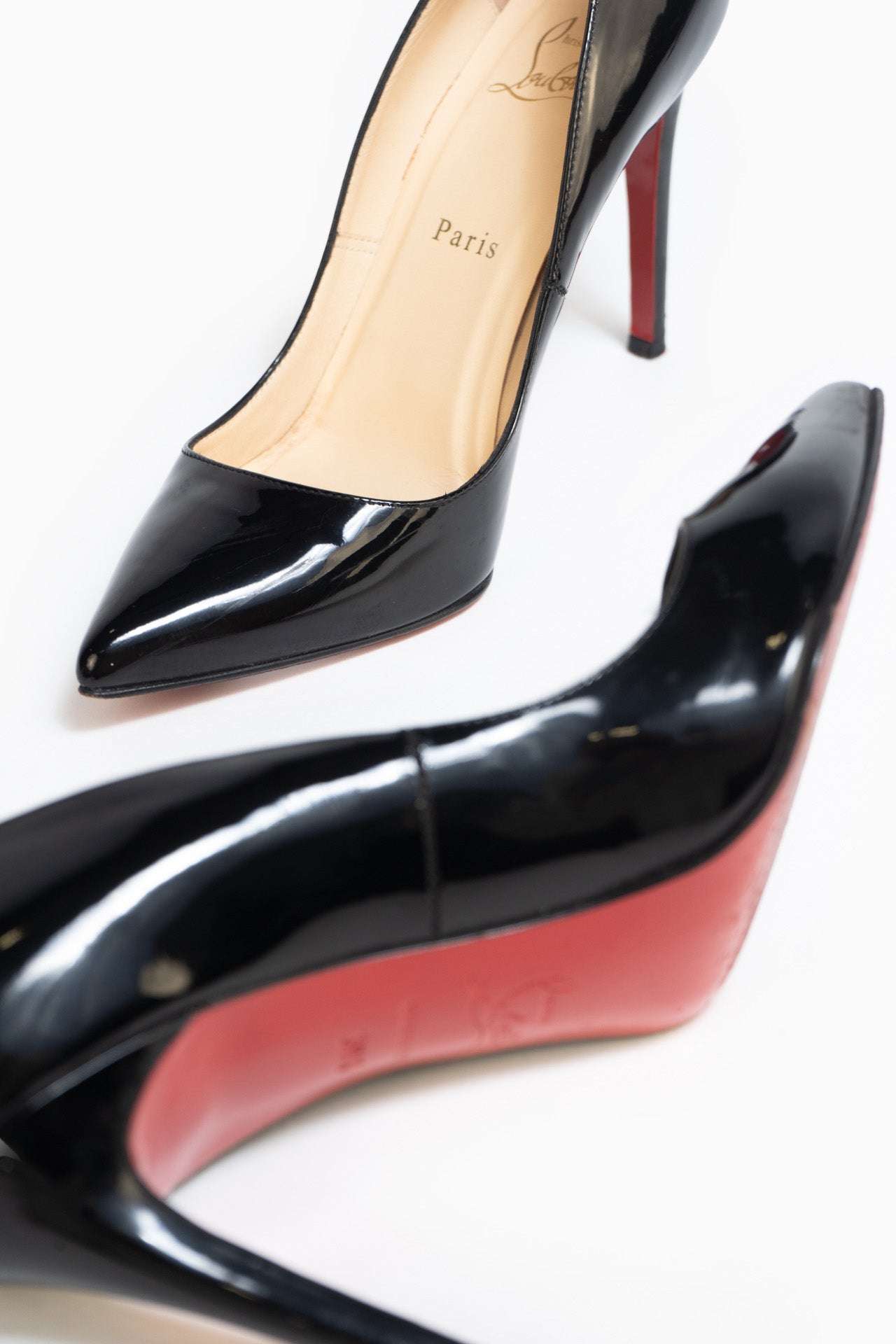 Christian Louboutin Pigalle Patent Leather Heels - Size 39,5