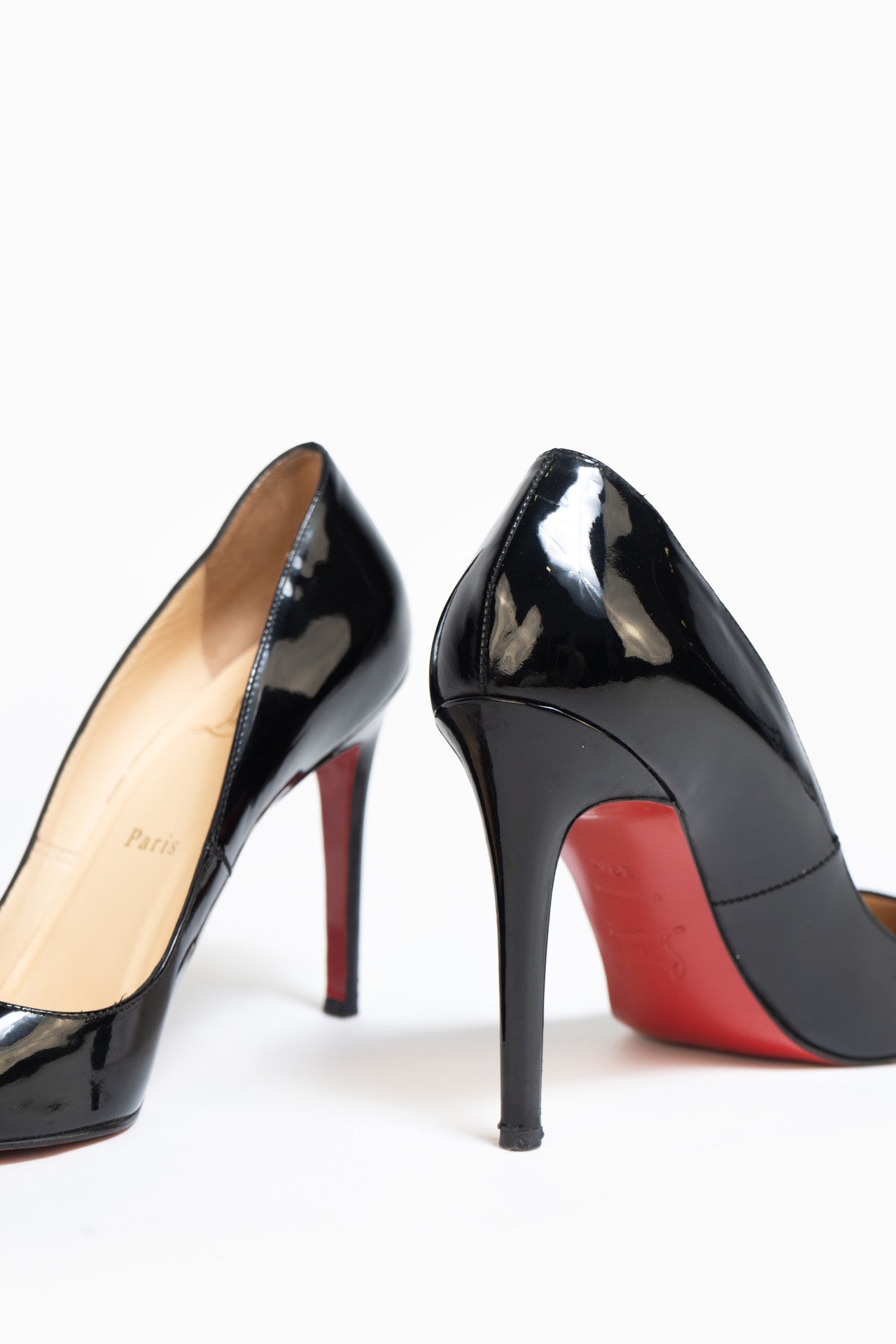 Christian Louboutin Pigalle Patent Leather Heels - Size 39,5