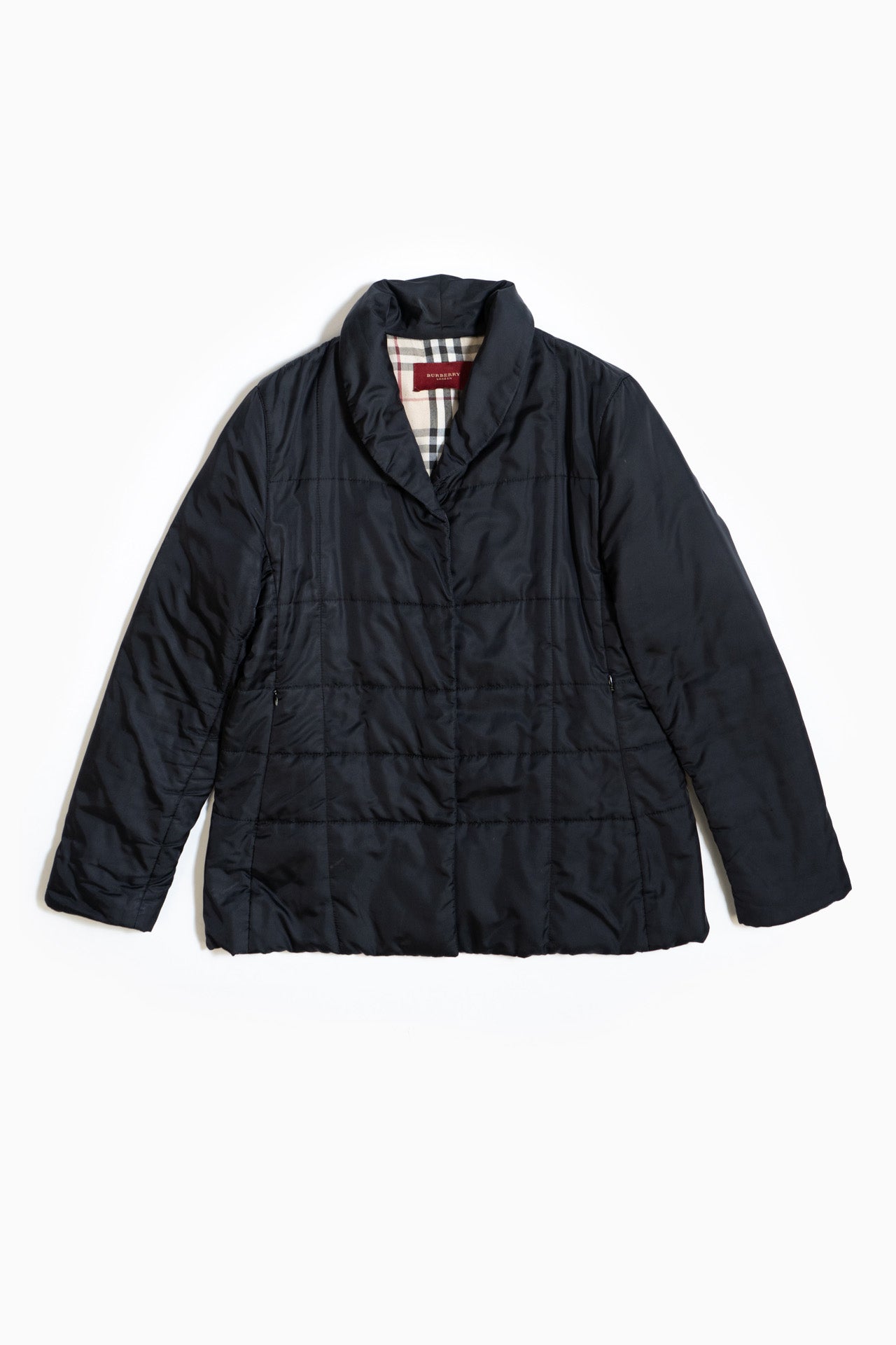 Jaqueta preta de poliamida Burberry