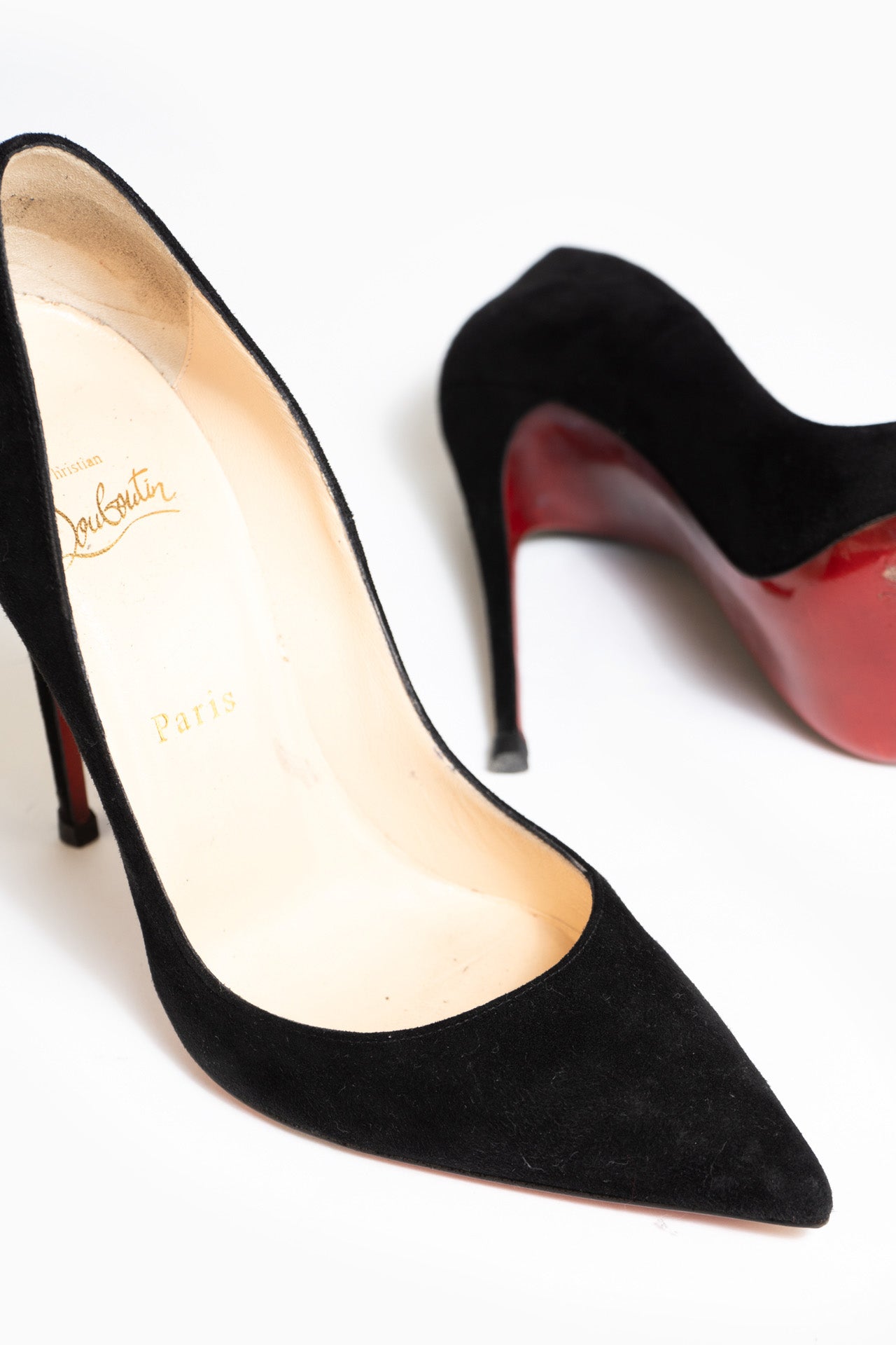 CHRISTIAN LOUBOUTIN Escarpins en daim Kate 100 - Taille 39