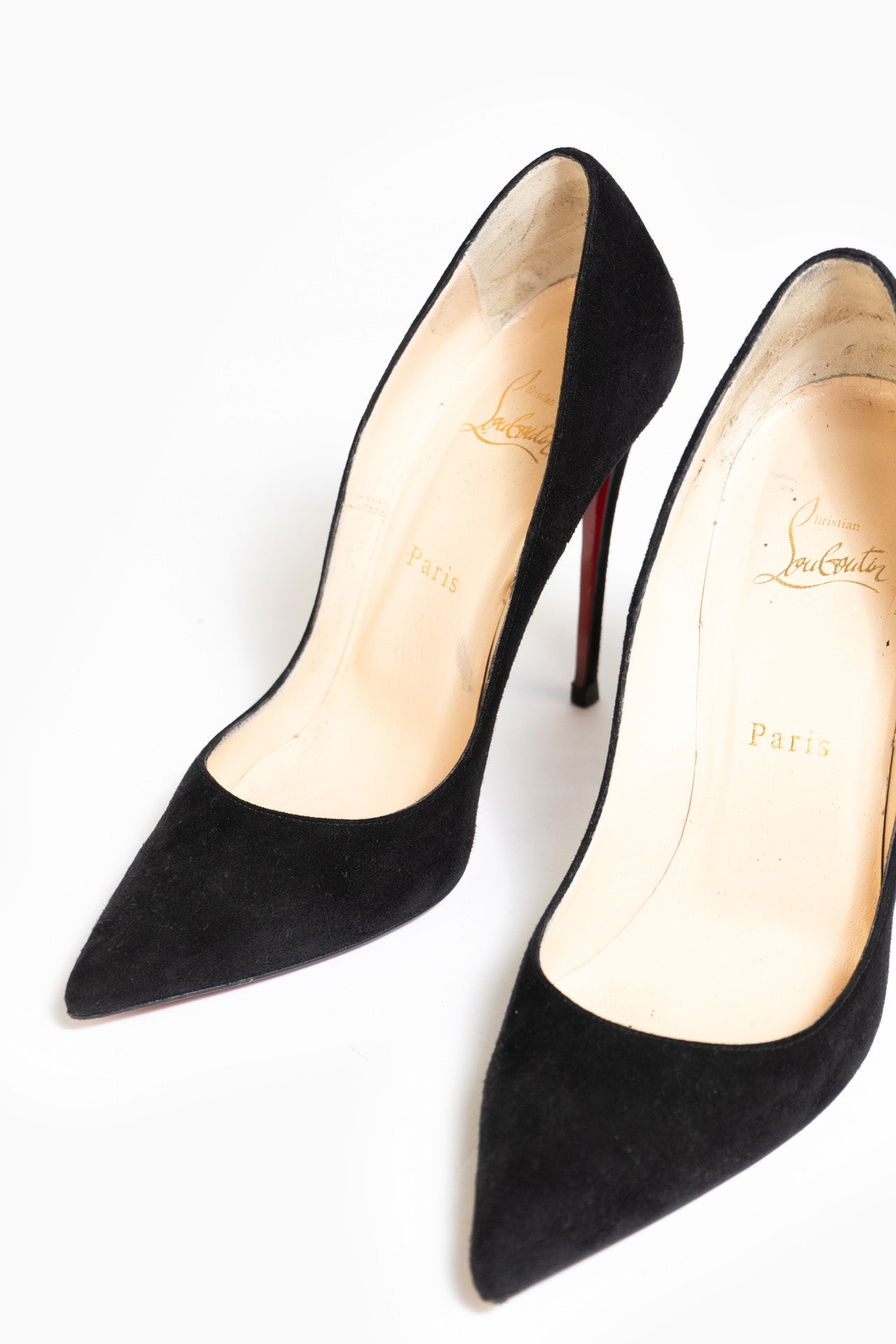 CHRISTIAN LOUBOUTIN Escarpins en daim Kate 100 - Taille 39