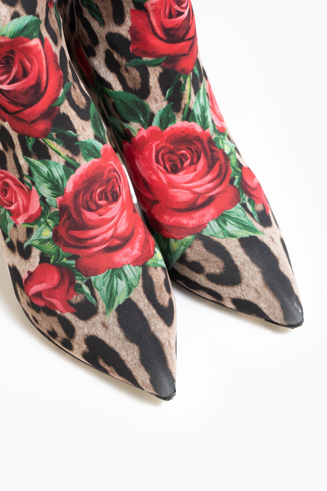 Botas Dolce&Gabbana Leopard Lycra - Tamanho 39