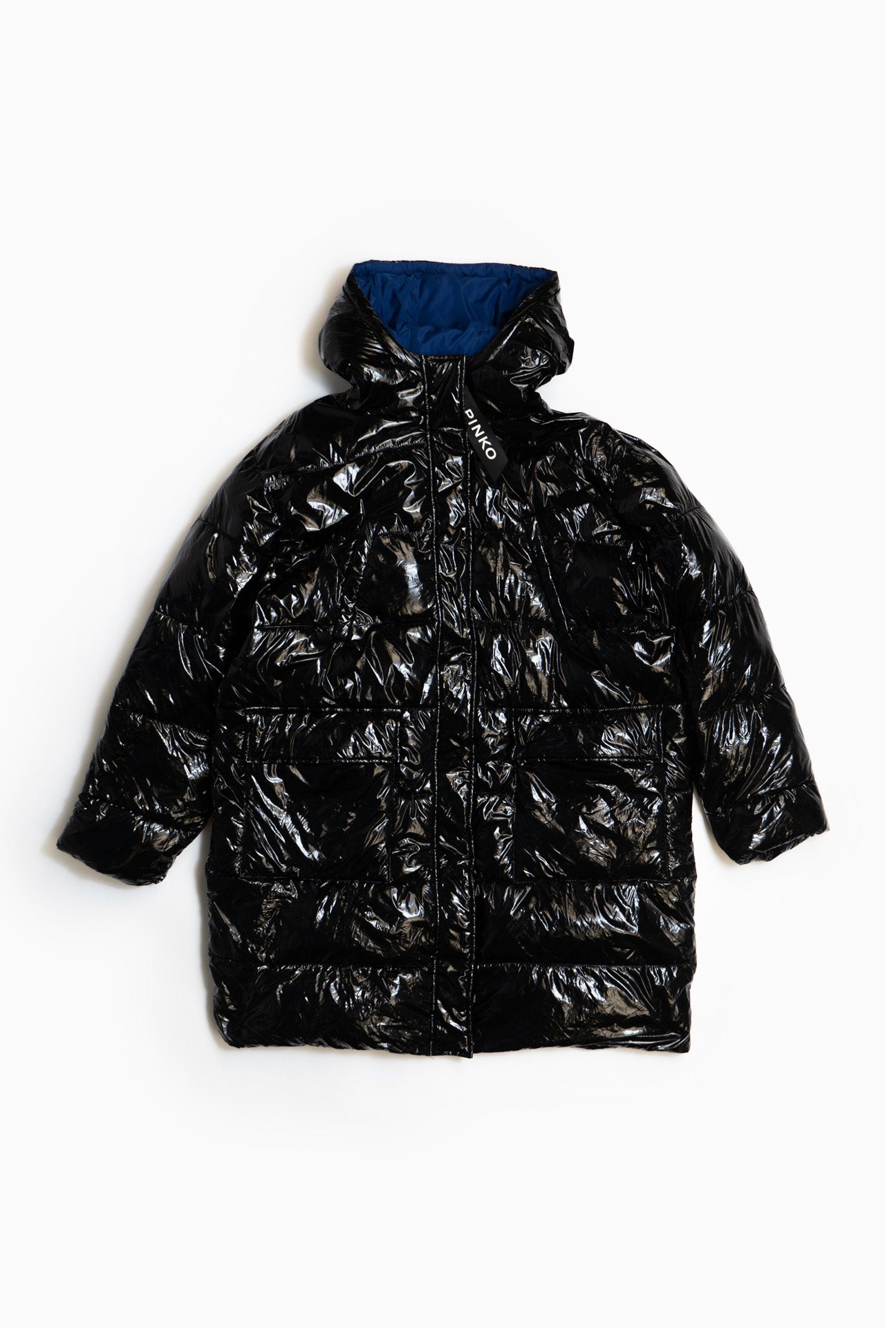 Pinko Puffer Jacket In Black