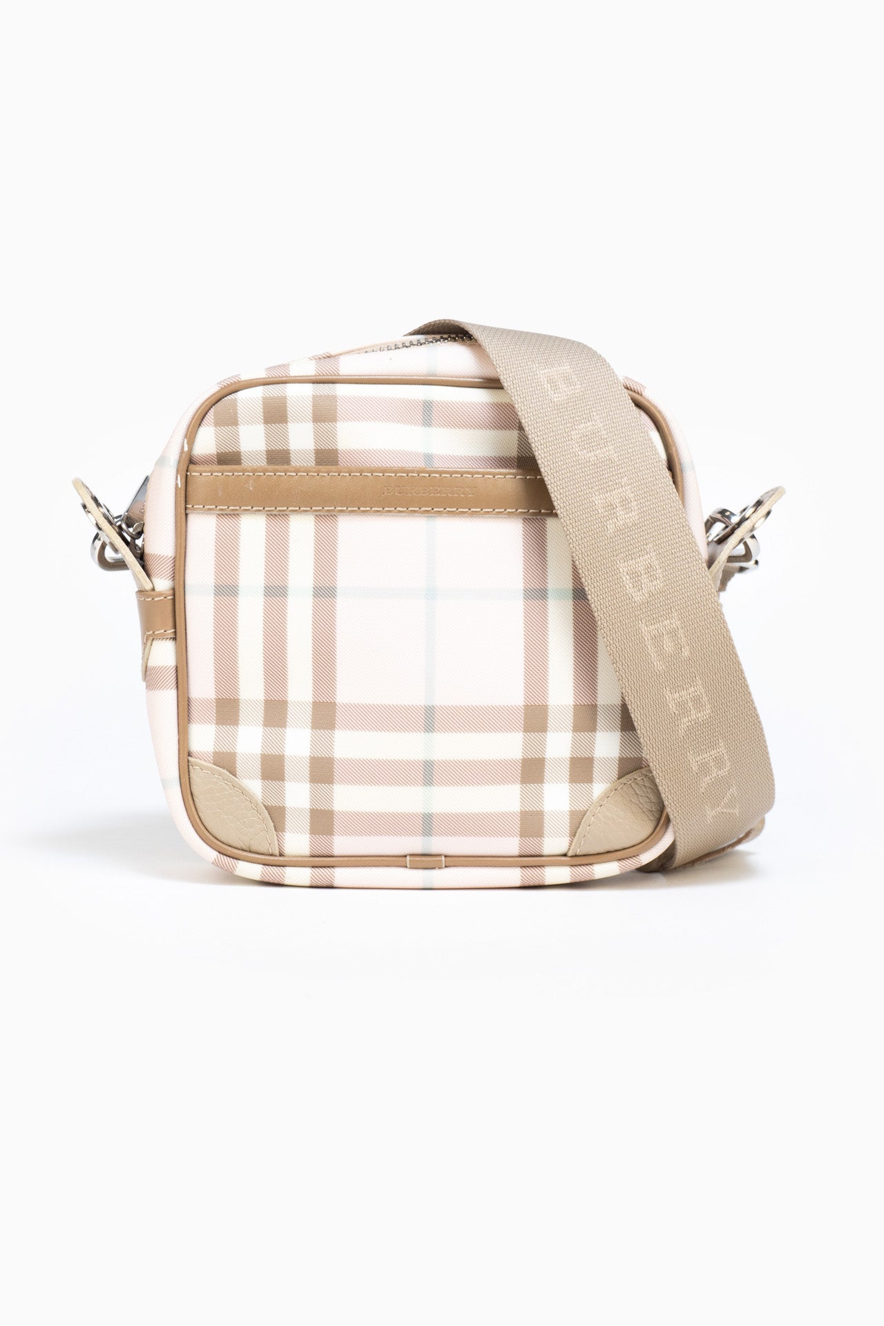 Burberry Pink Nylon Shoulder Bag