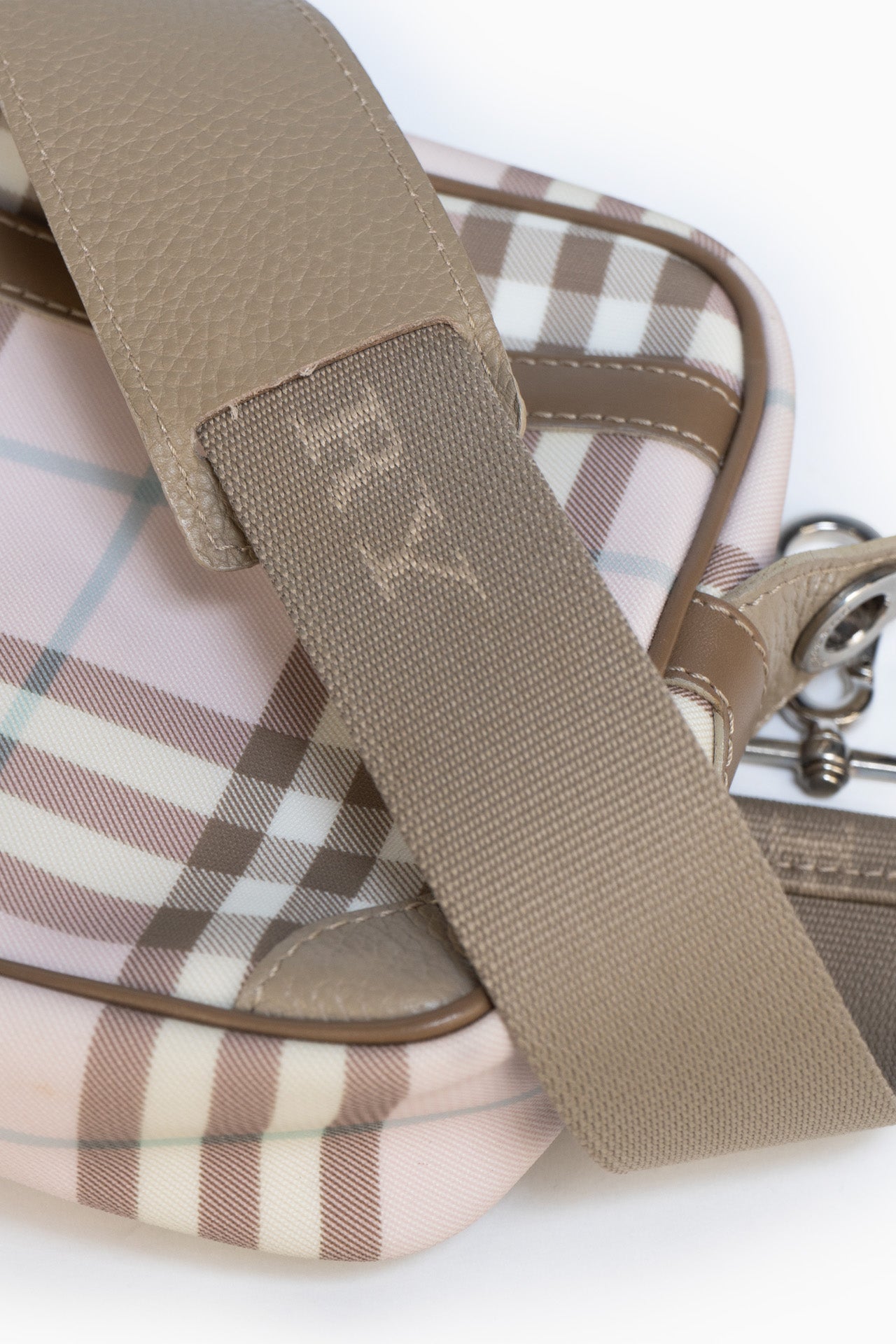 Burberry Pink Nylon Shoulder Bag