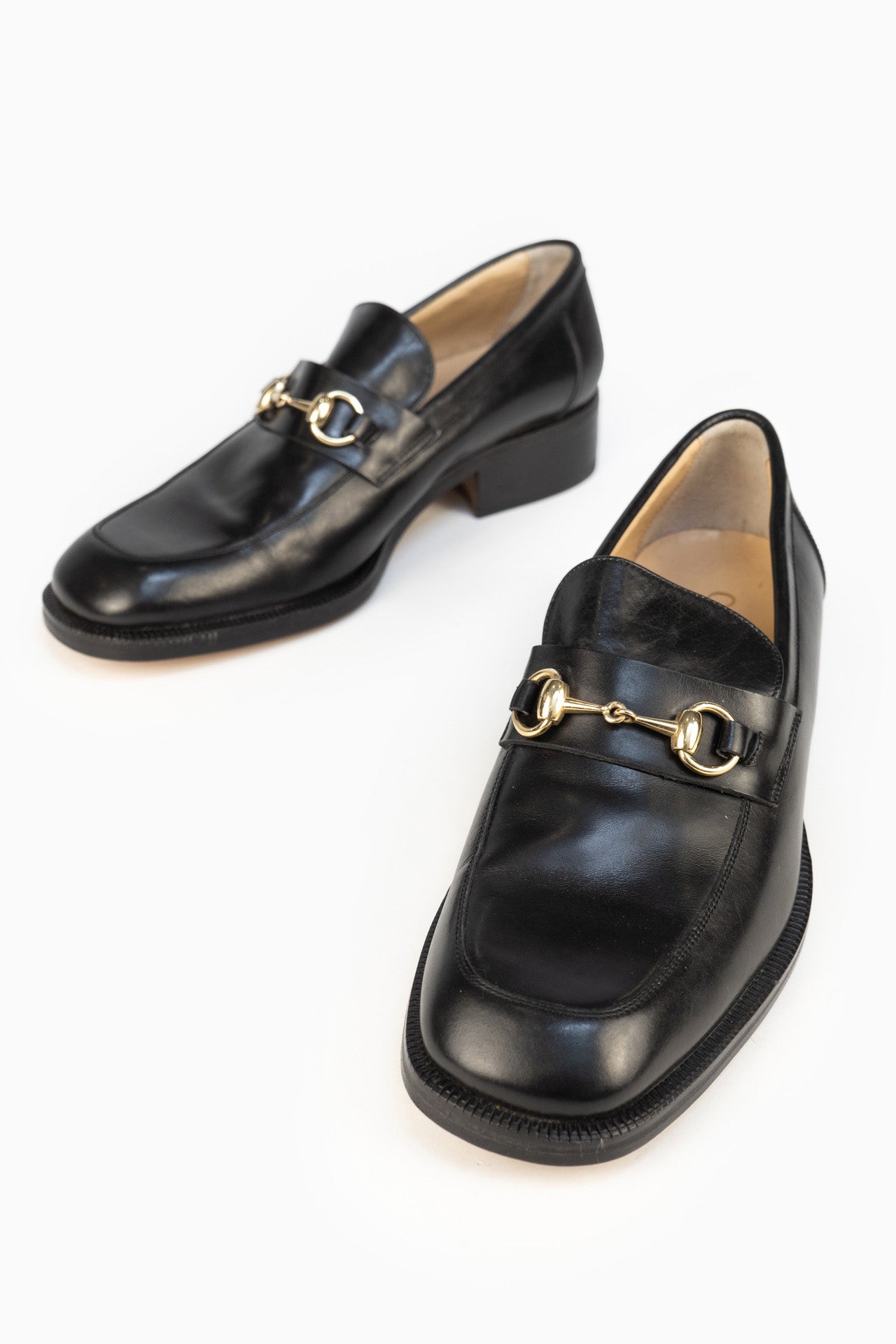 Gucci Horsebit Black Loafers - Size 41