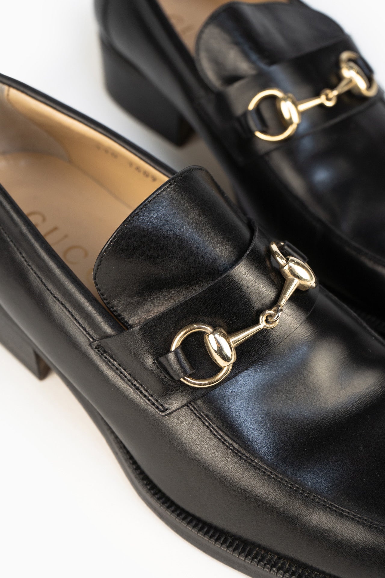 Gucci Horsebit Black Loafers - Size 41