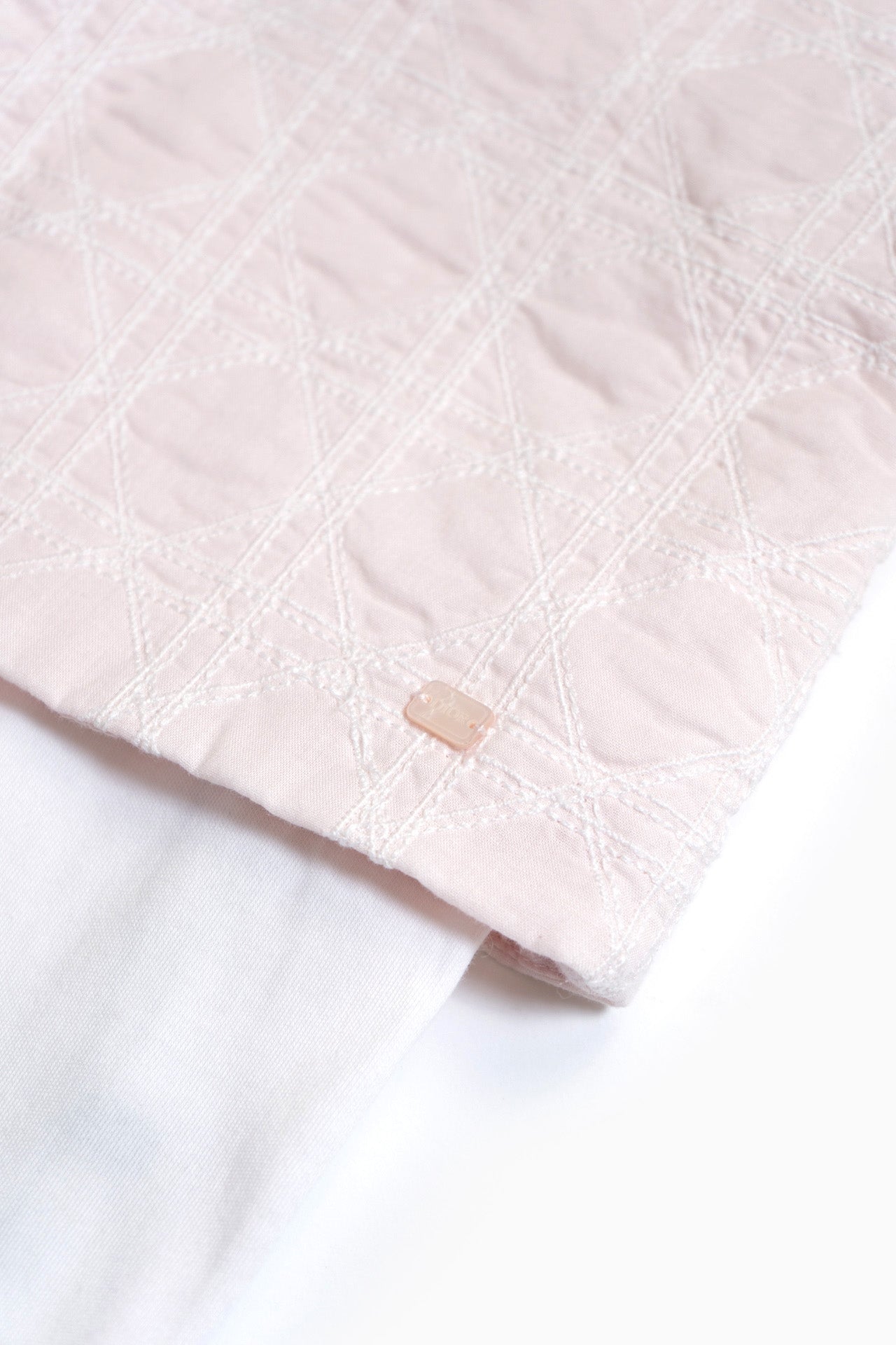 Baby Dior Babygrow Pink With Bow