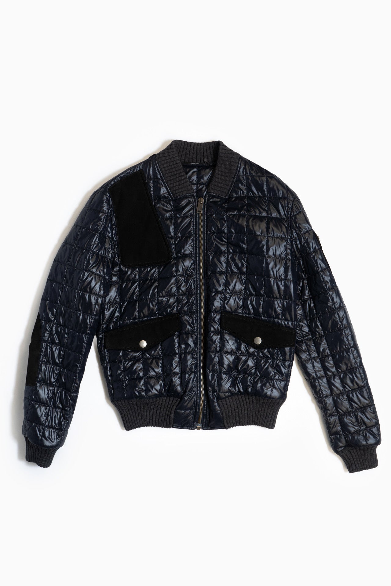 Gucci Nylon Jacket In Navy