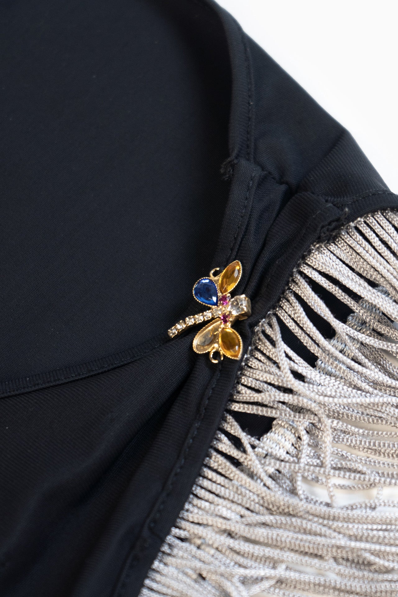 Top Fendi Preto com Franjas