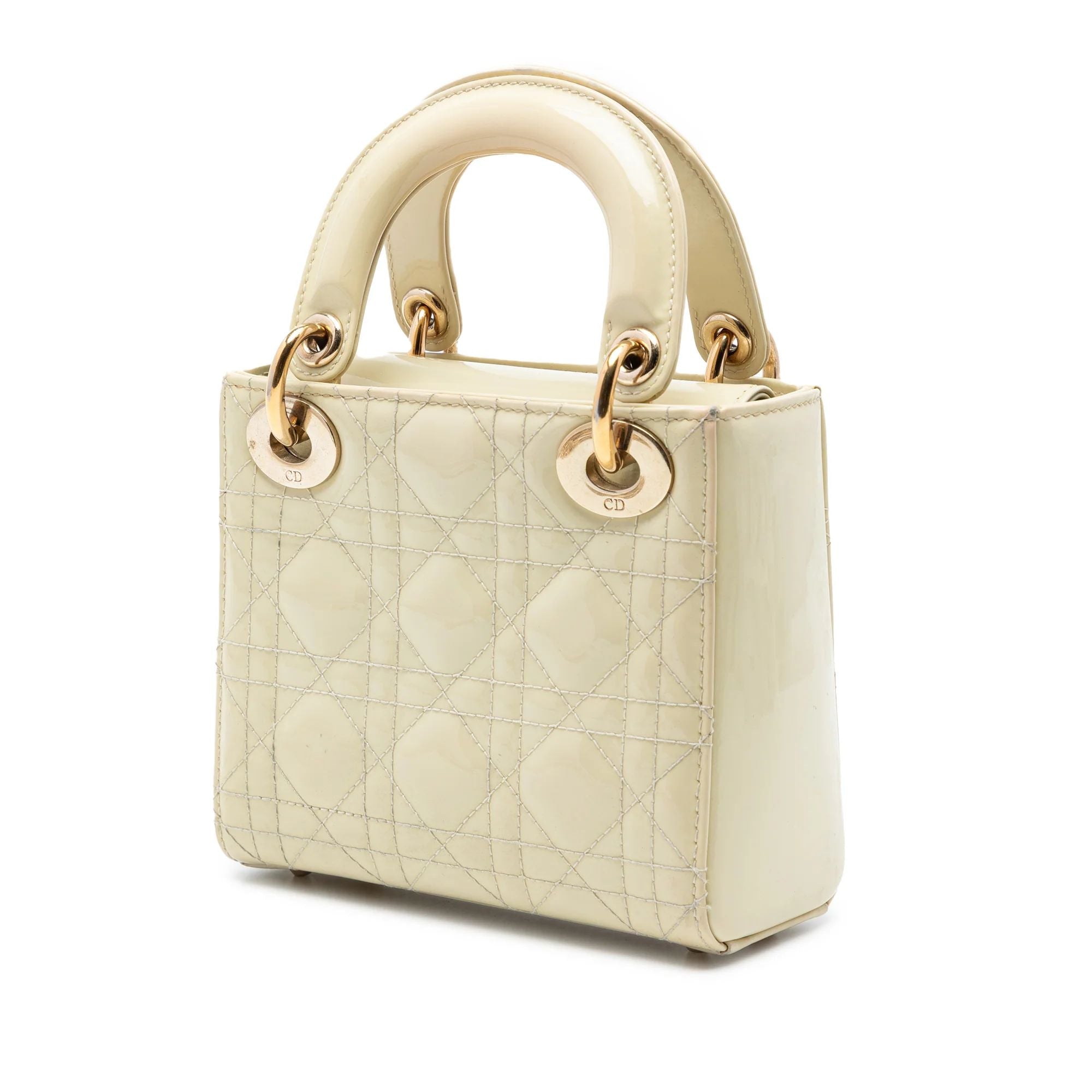 Mini Lady Dior Latter Patent Leather