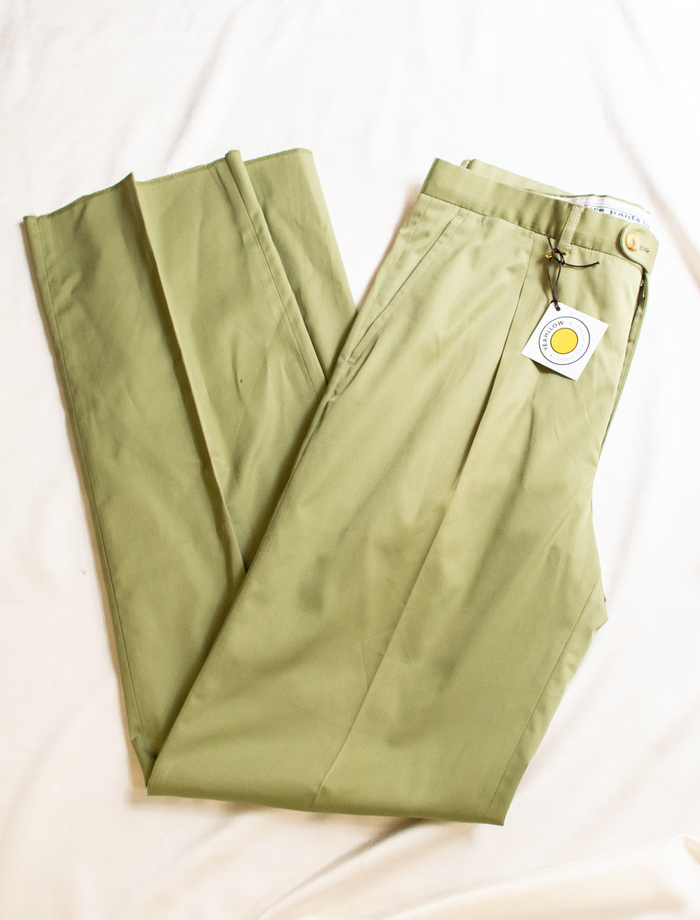 Green Burberry Suit Trousers - so elegant!