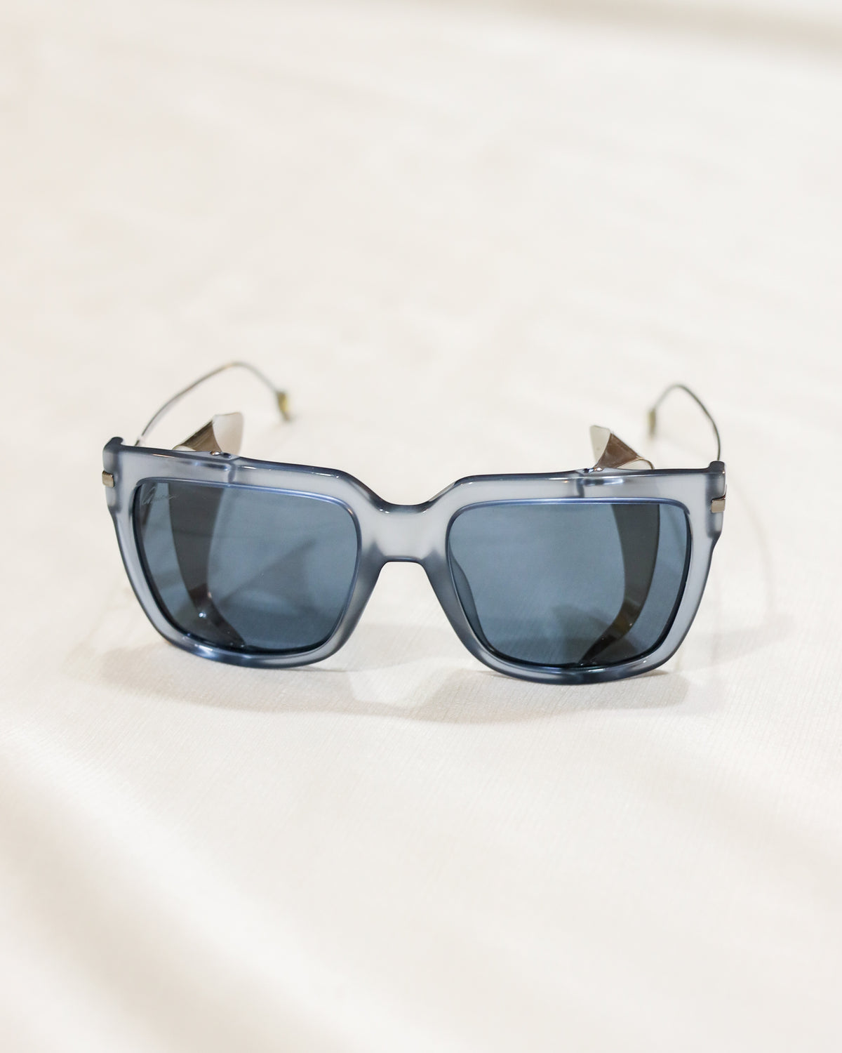 Gucci Optyl Sunglasses GUCCI Glitter Square Optyl Sunglasses 3814/S Gray Silver 264070 main image 4