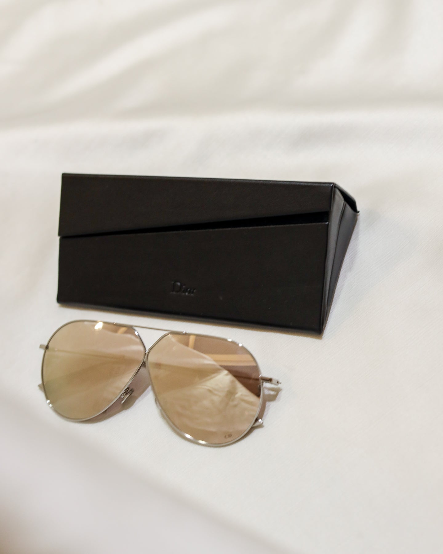 Óculos de sol Christian Dior Stellaire Palladium Mirror - com caixa