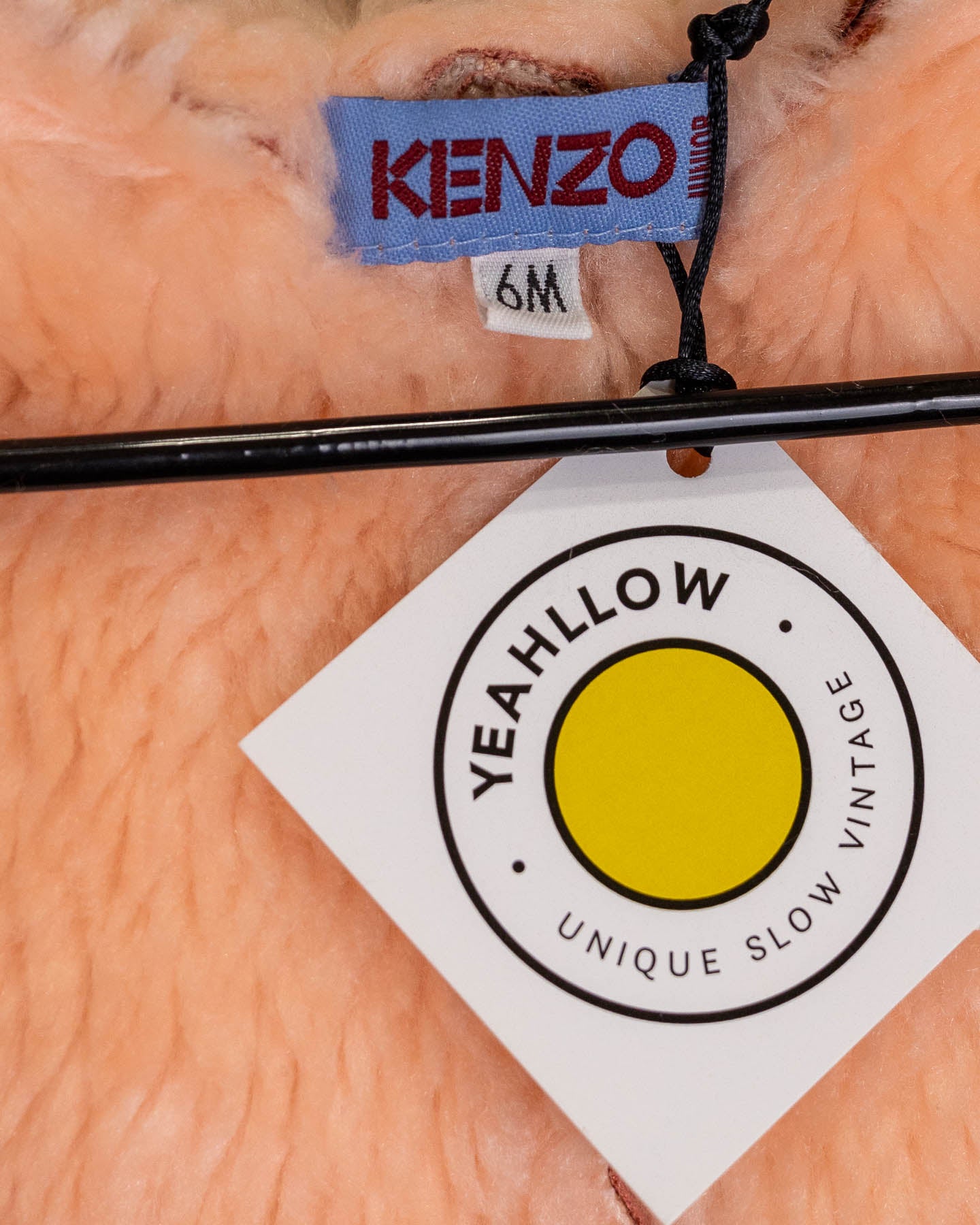 Kenzo Jaqueta Rosa Com Pele