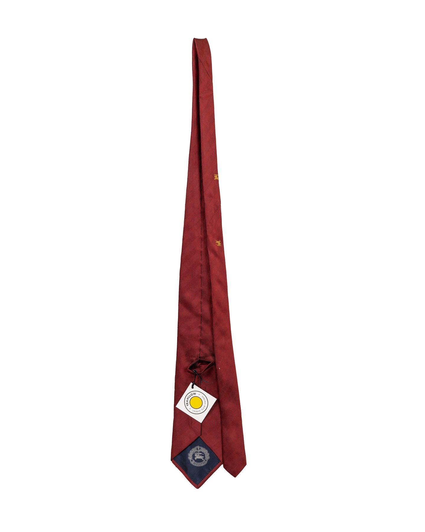 Burberrys Gravata Vermelha Com Listras