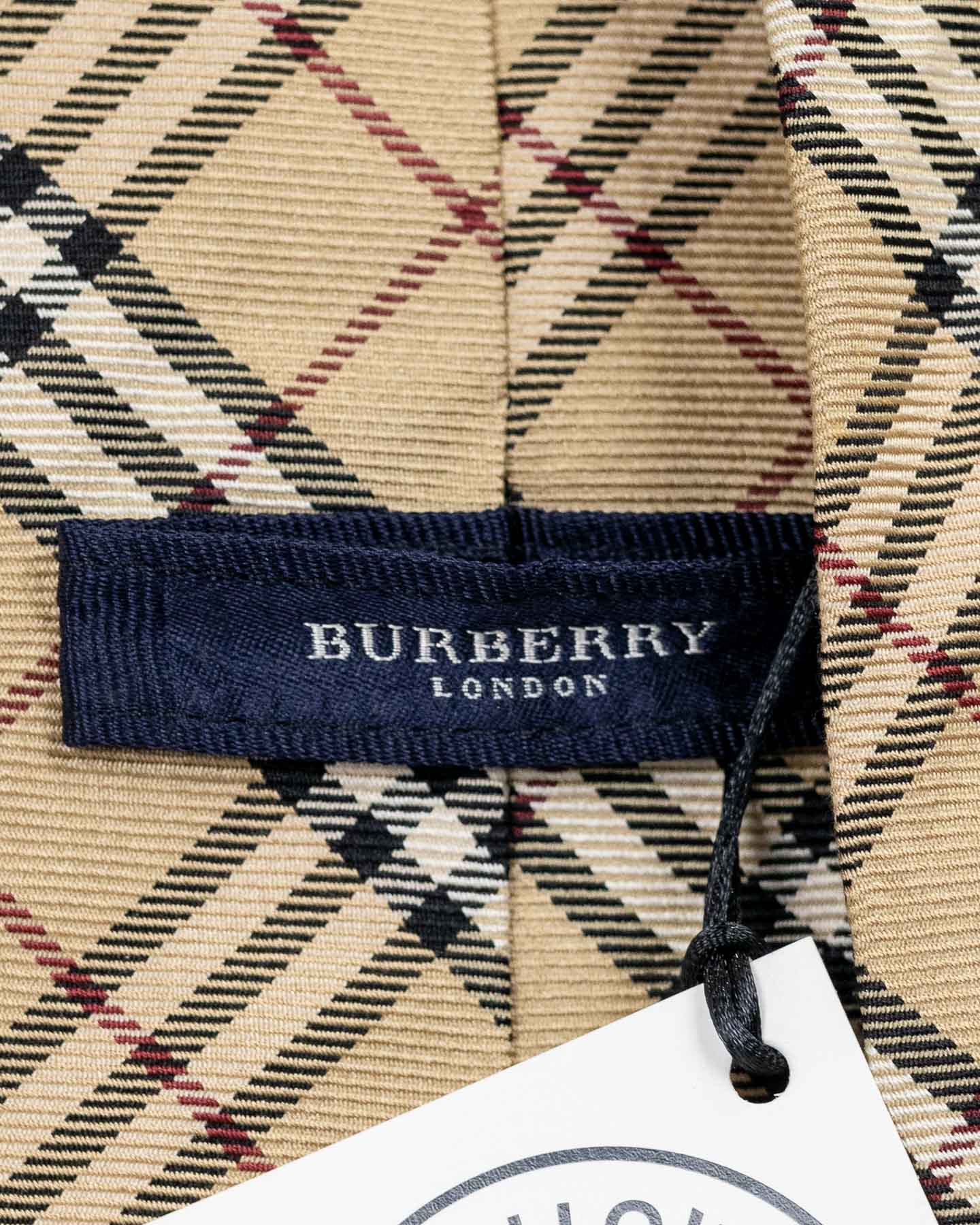 Gravata Monograma Vintage Burberry