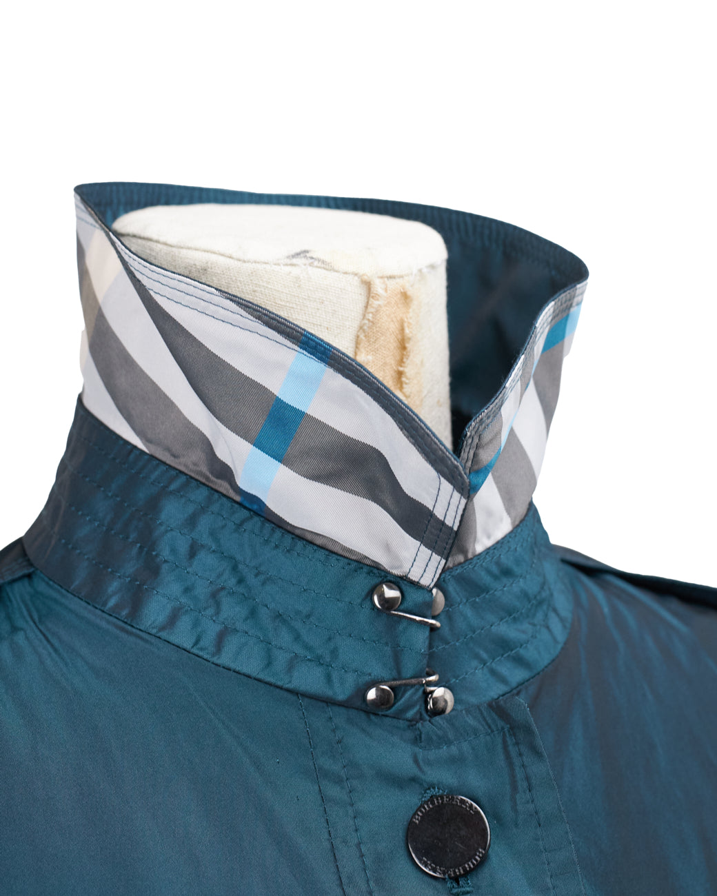 Burberry Jaqueta Azul Brilhante