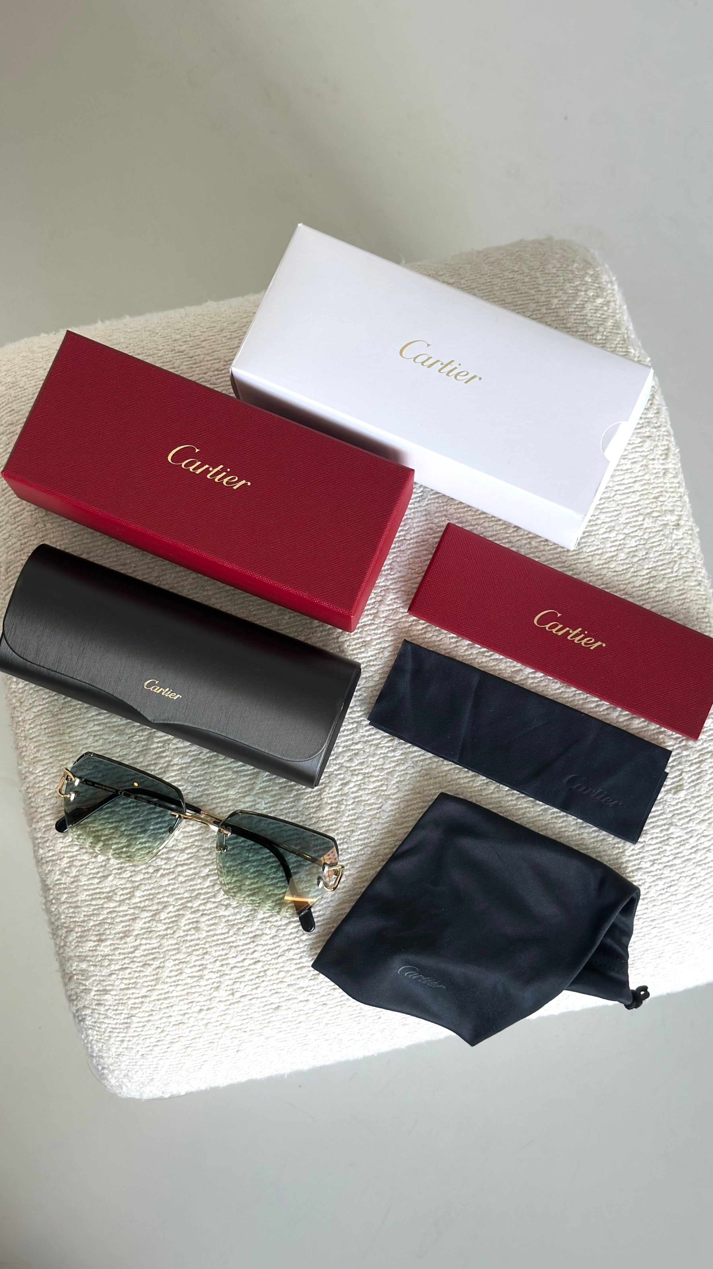 CARTIER SUNGLASSES SIGNATURE C IN GOLD