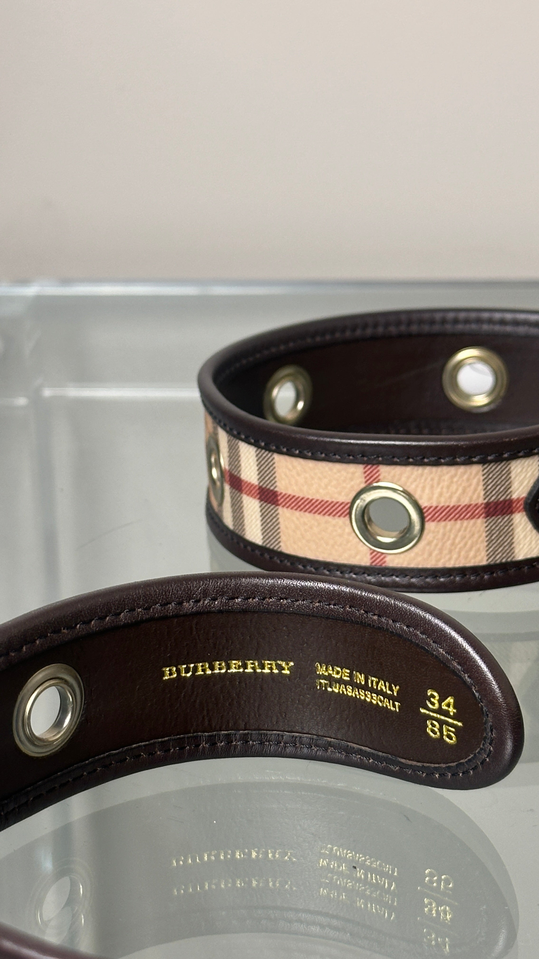 BURBERRY BELT IN BROWN
