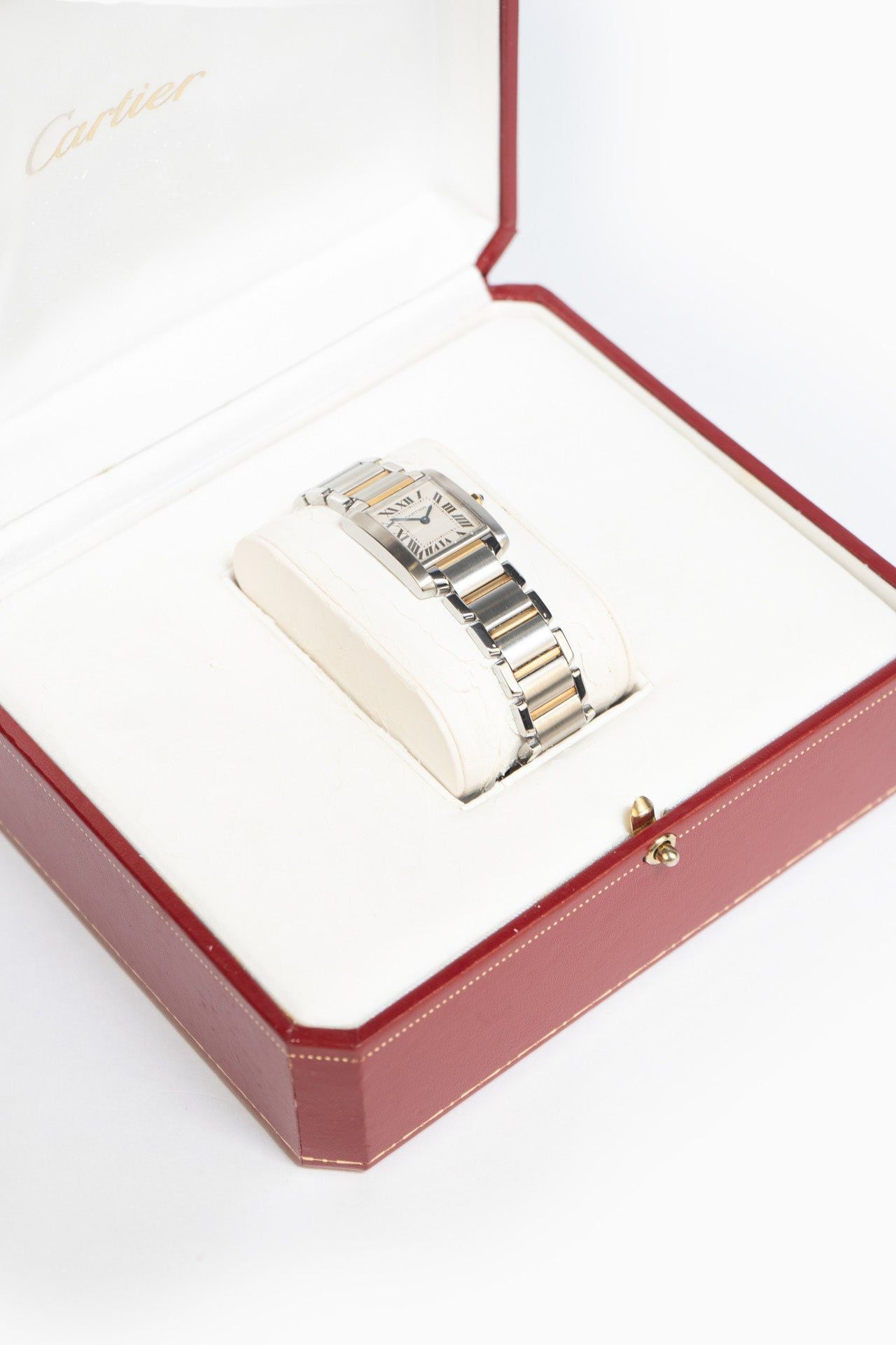 CARTIER TANK FRANÇAISE IN STEEL AND GOLD