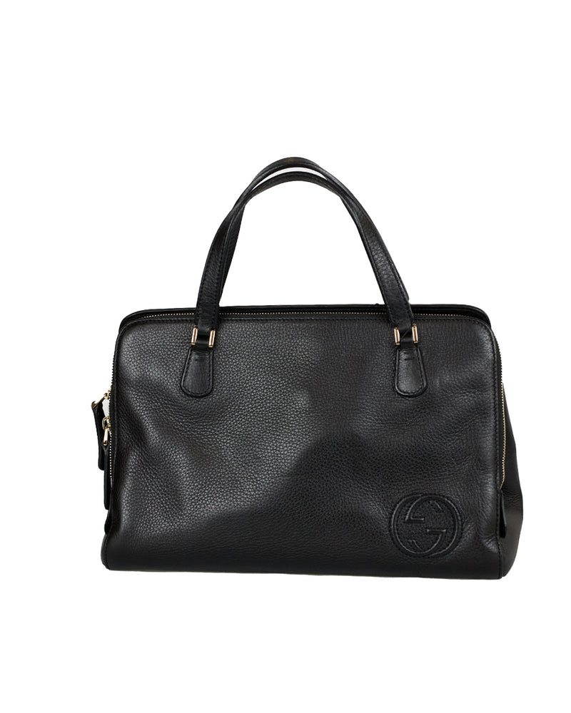 Gucci Soho Tote Bag in Black