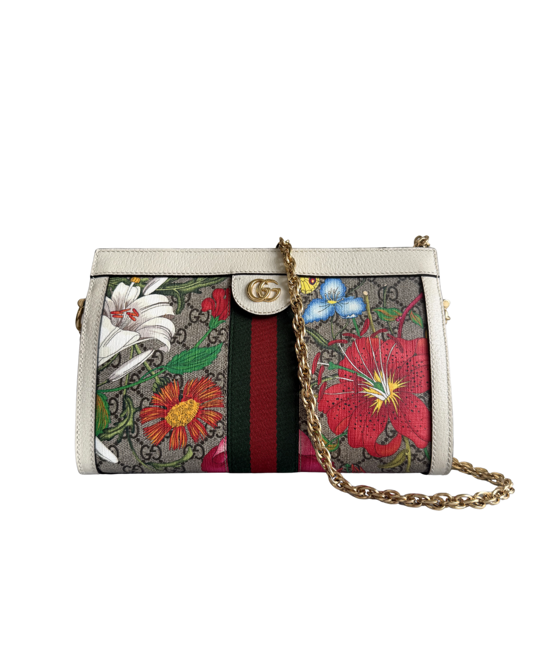 Gucci Ophidia Chain Shoulder Bag Specail Edition Floral