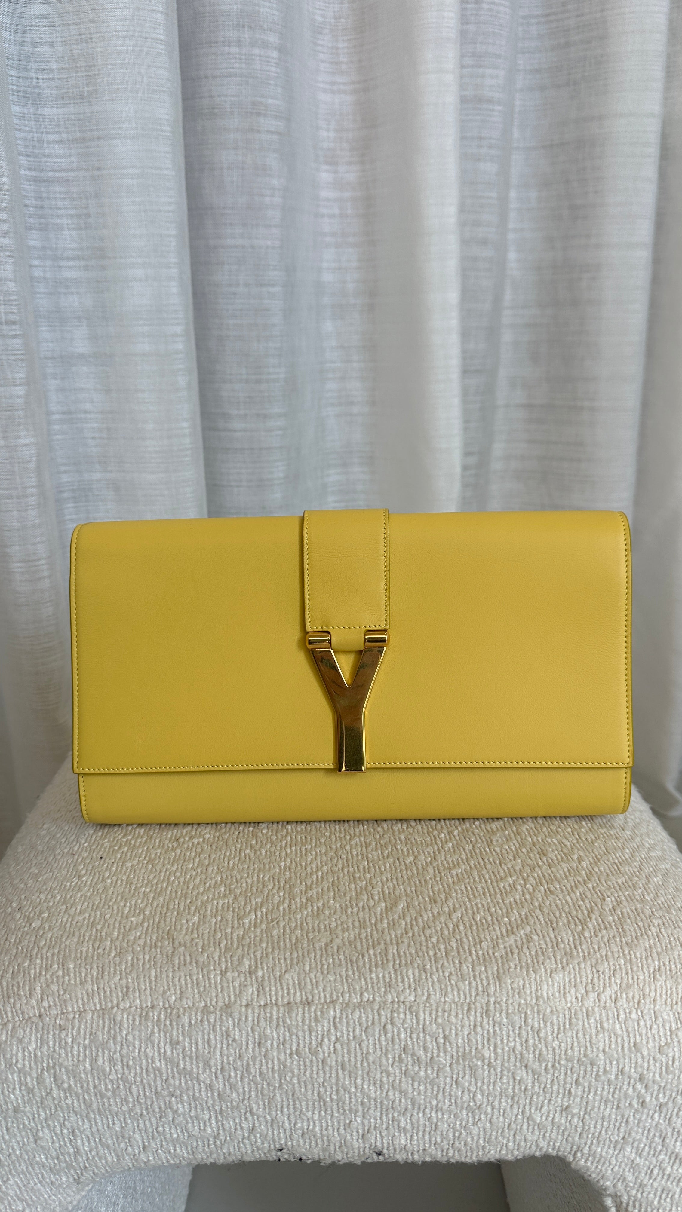SAINT LAURENT POCHETTE - IN YELLOW