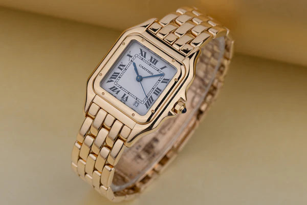 Cartier Panthere Watch In 18k Yellow Gold