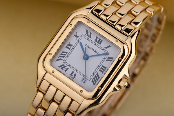 Cartier Panthere Watch In 18k Yellow Gold